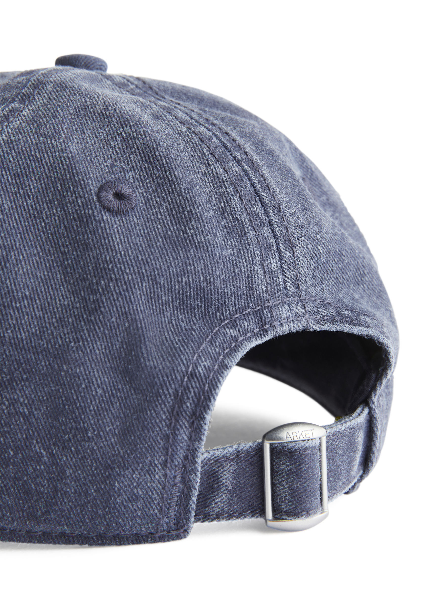 Washed Cotton Cap - Blue - Men - StillMedia/DescriptiveDetail - 3