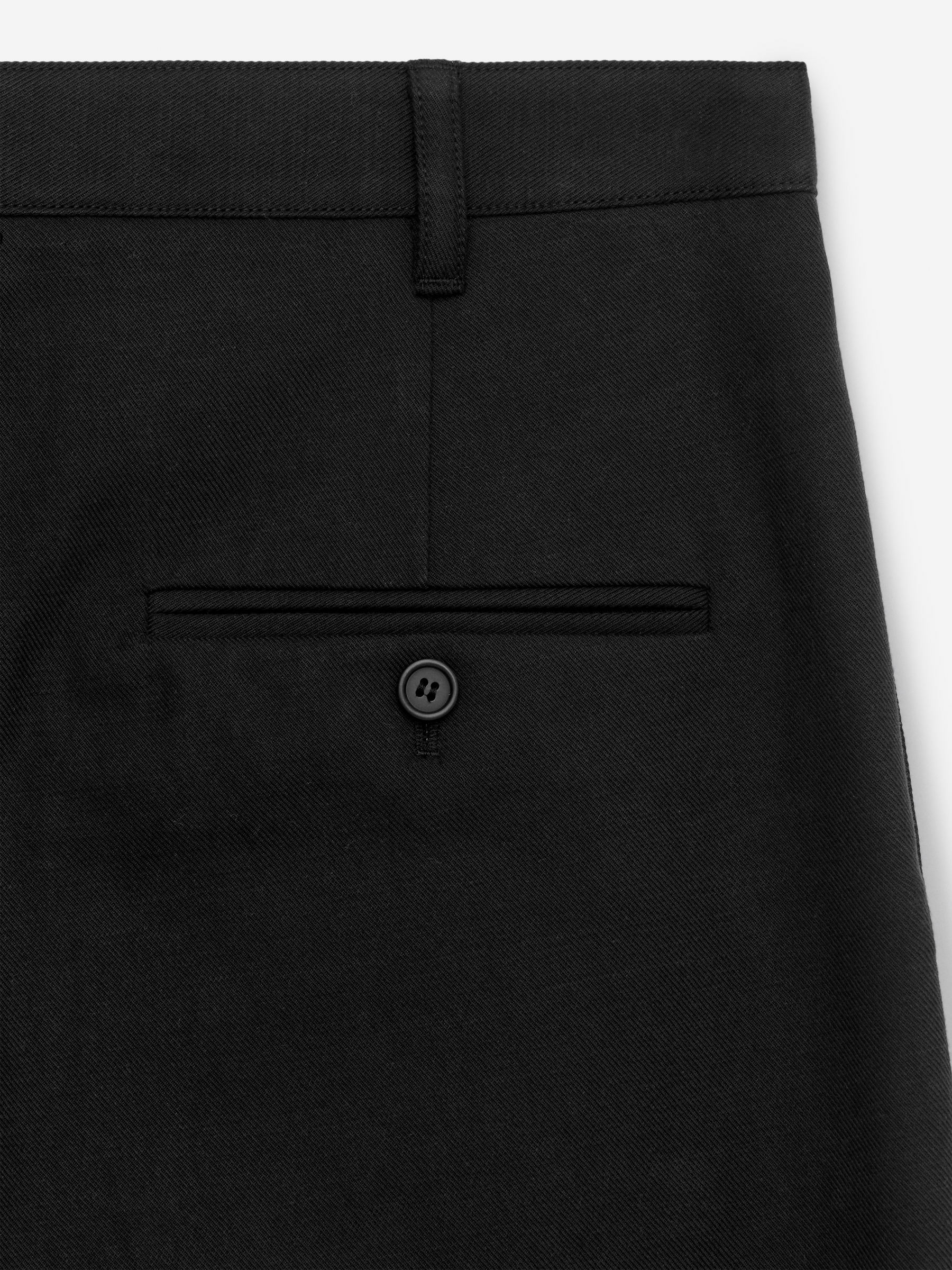 Tailored Cotton Trousers - Off Black - Relaxed fit - Men - StillMedia/DescriptiveDetail - 2