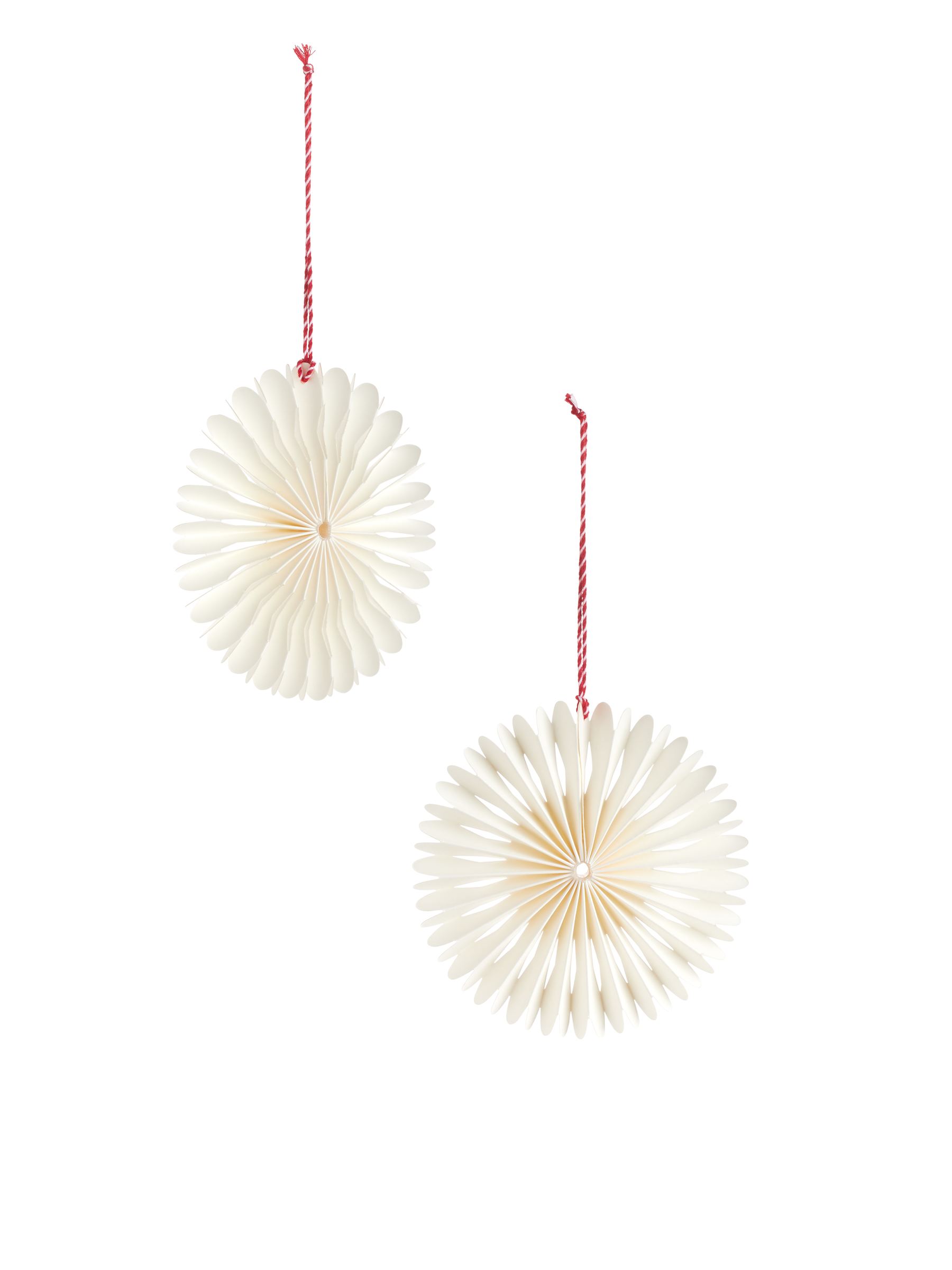 Adornos de papel de 10,5 cm - Blanco - Homeware - StillMedia/DescriptiveStillLife - 1