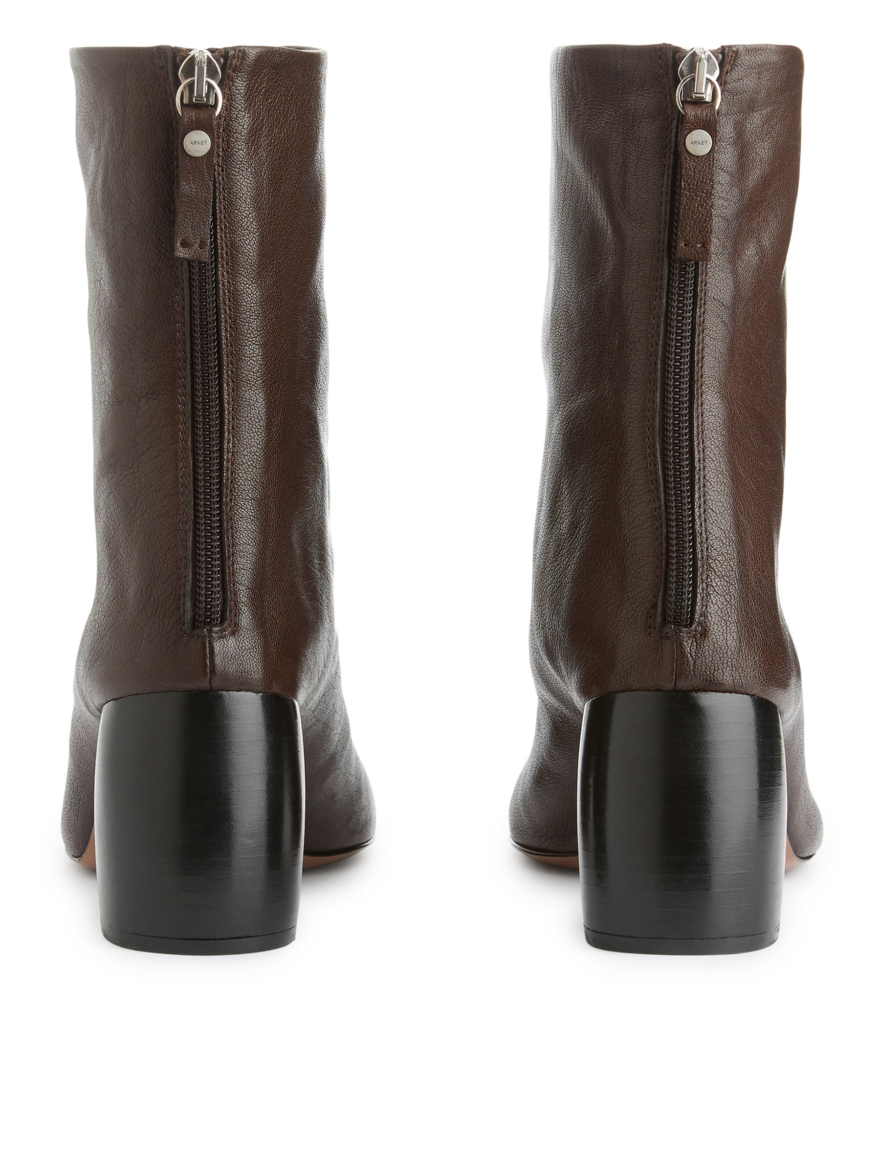 Sock Boot aus Leder - Dunkelbraun - Damen - StillMedia/DescriptiveStillLife - 5