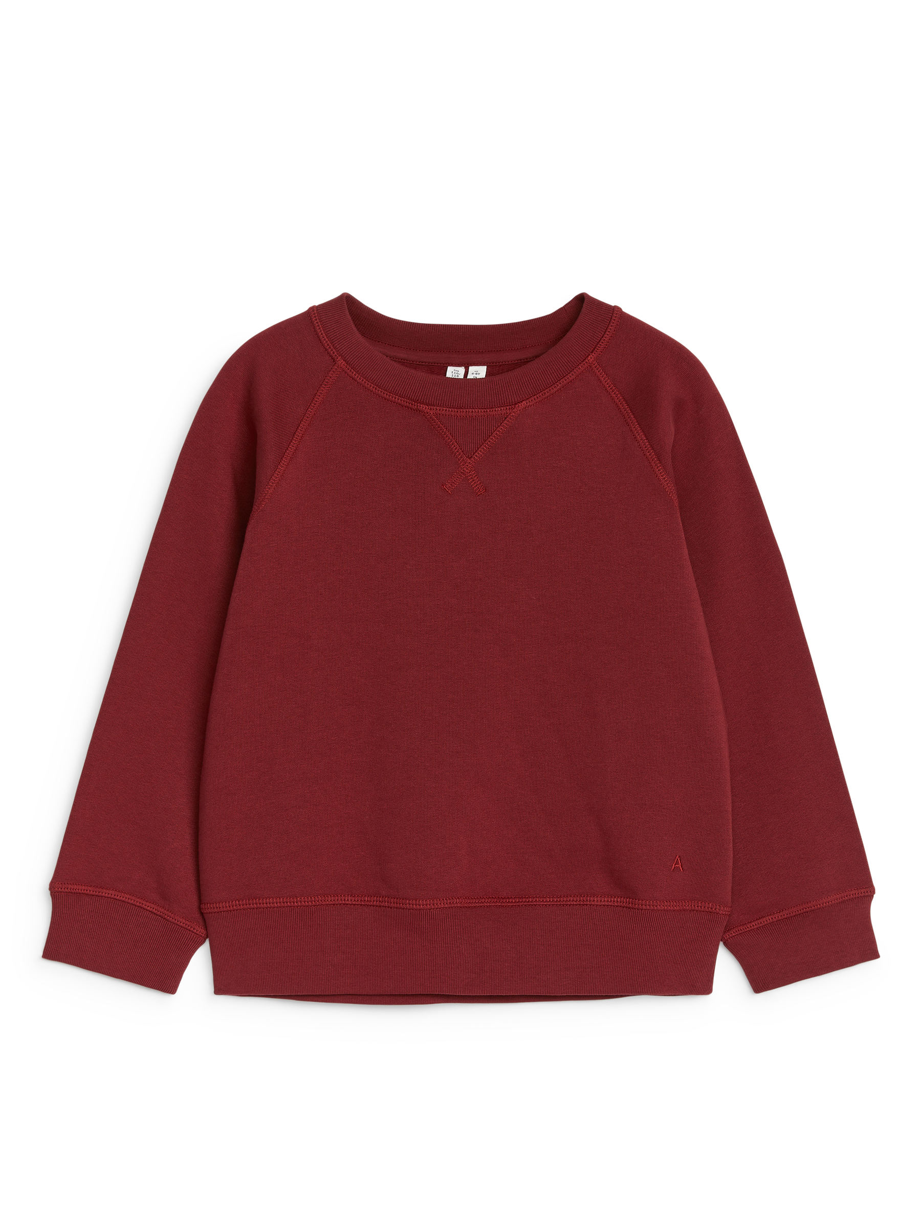 Sweatshirt i bomull - Mörkröd - Regular fit - Children - 1197256025