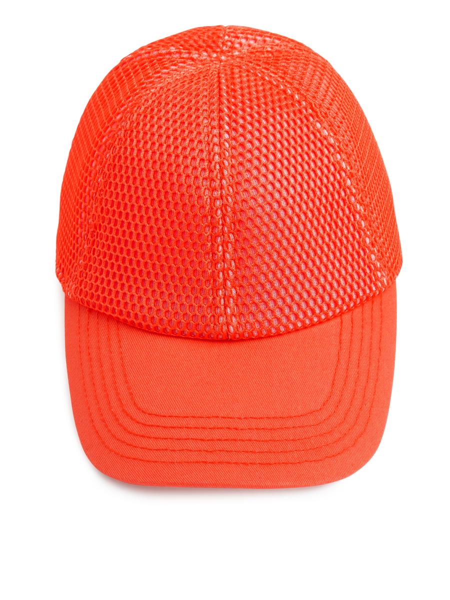 Mesh Cap-#FD623A-5802