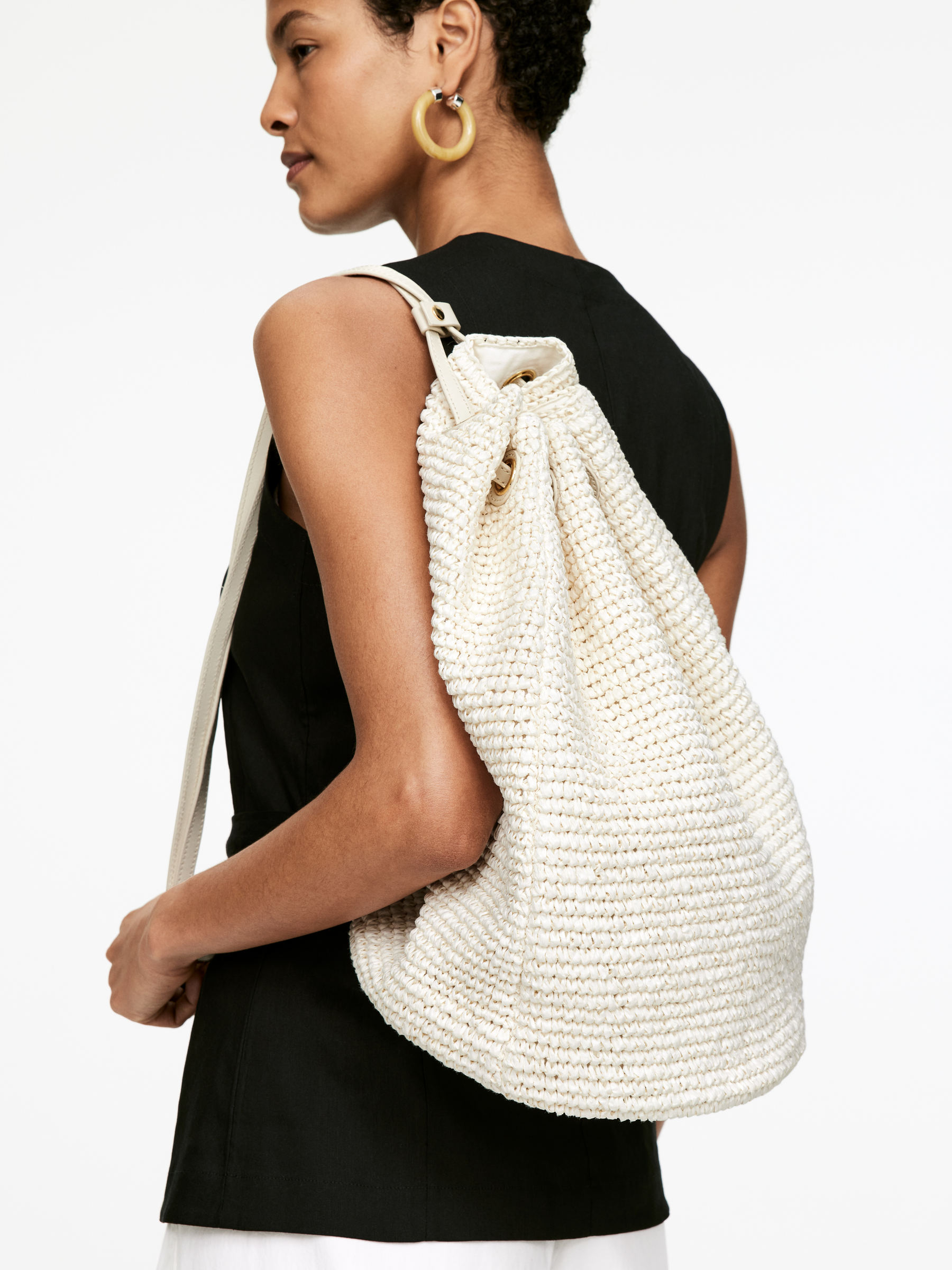 Straw Bag - White - Women - StillMedia/Lookbook - 5