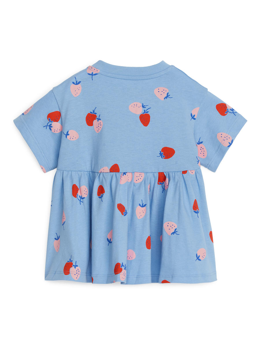 T-Shirt-Kleid mit Print - Hellblau - Loose Fit - Children - 1231196001