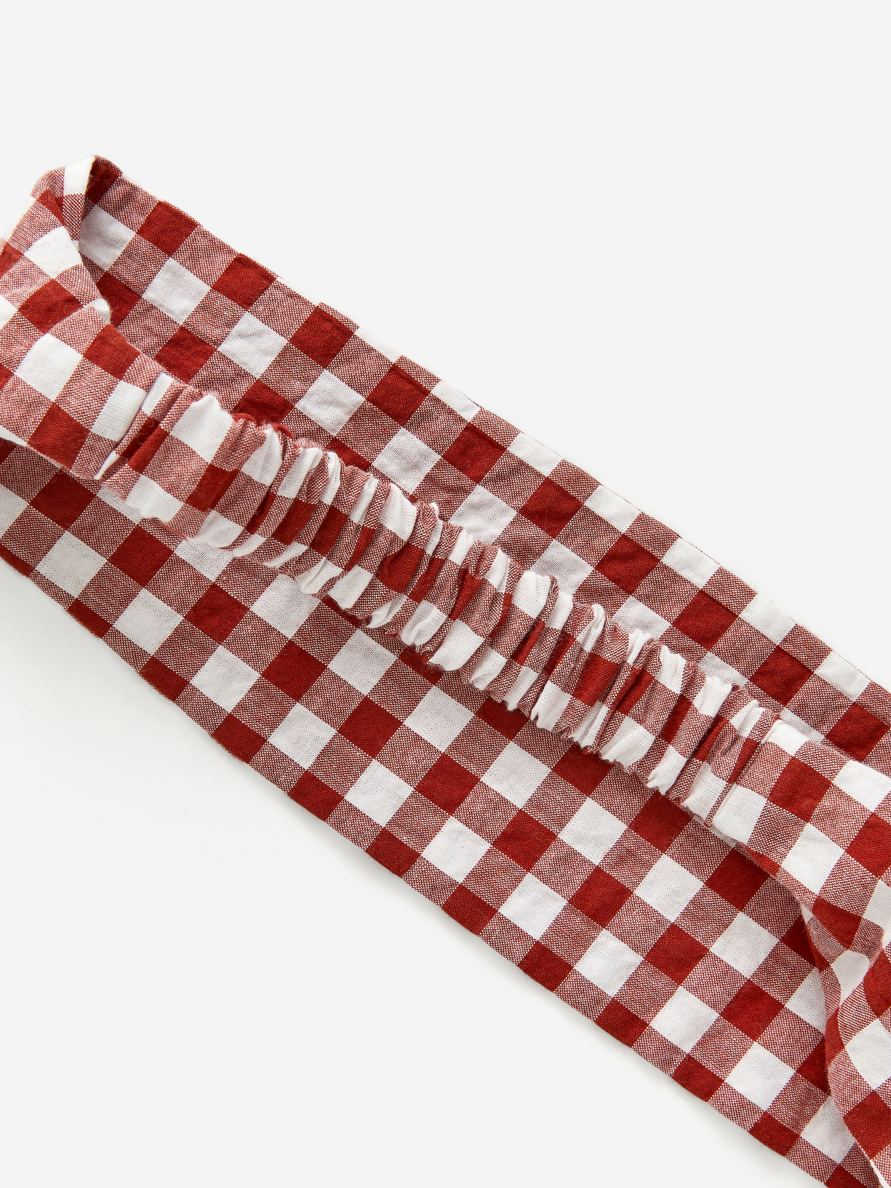 Seersucker Headband - Rust/White - Women - StillMedia/DescriptiveDetail - 1