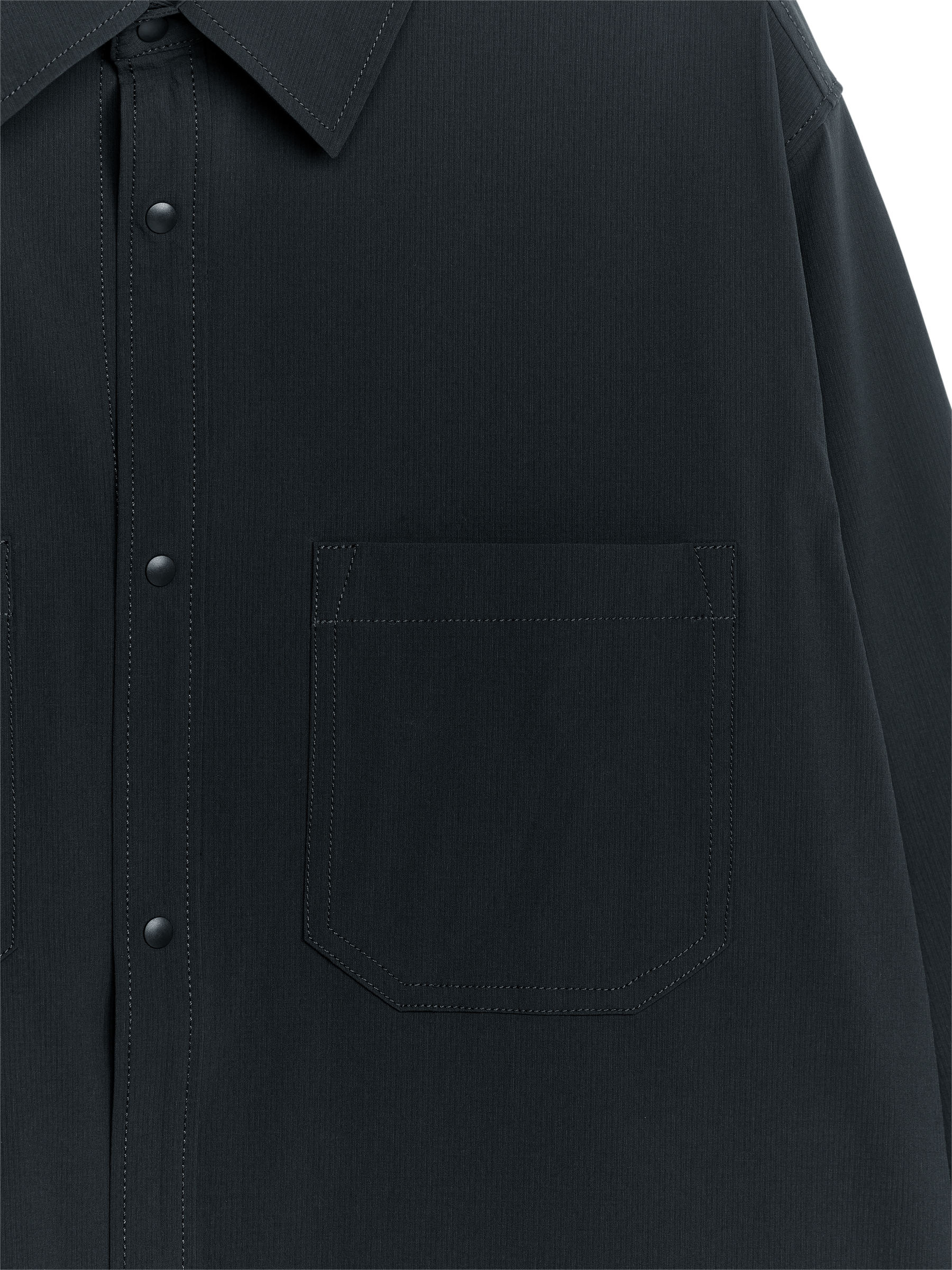 Hiking Shirt - Black - Regular fit - Men - StillMedia/DescriptiveDetail - 2