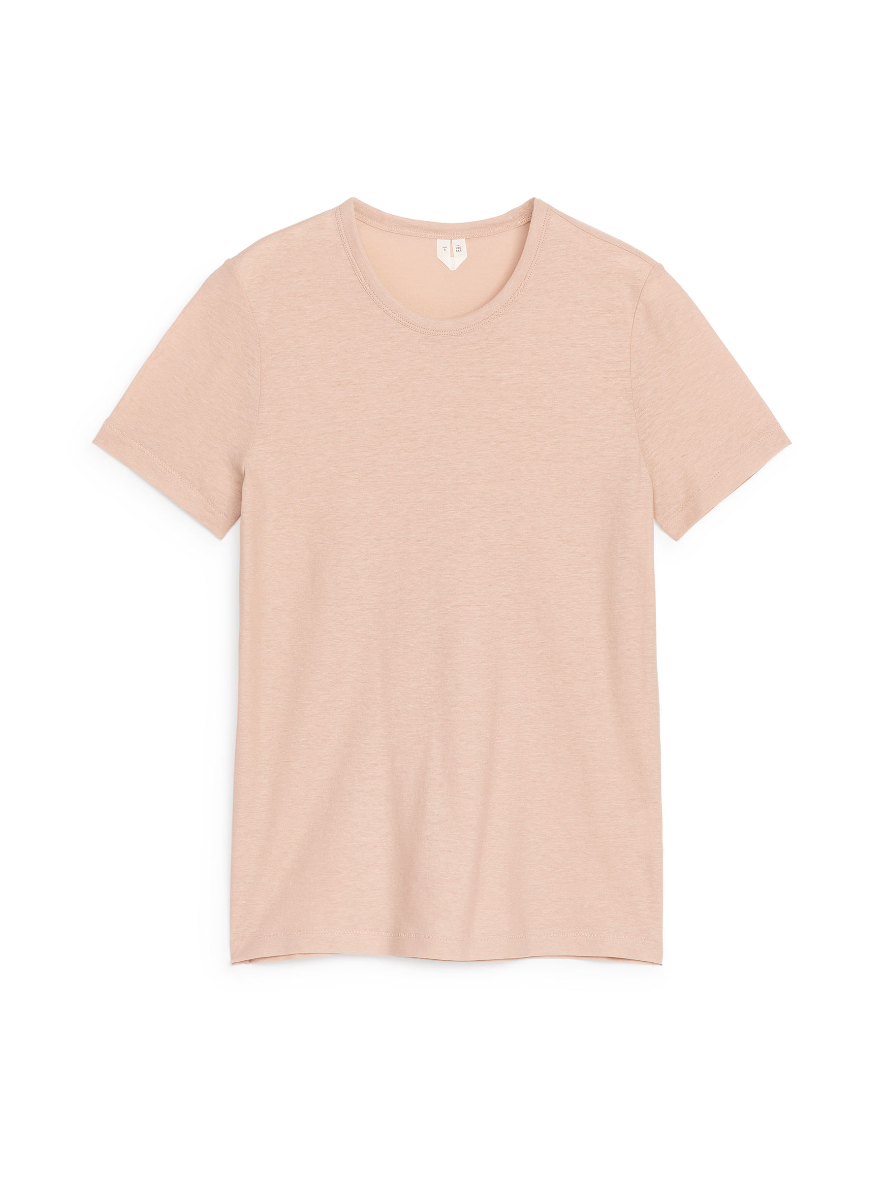 Ice Crêpe T-Shirt-Beige-12025
