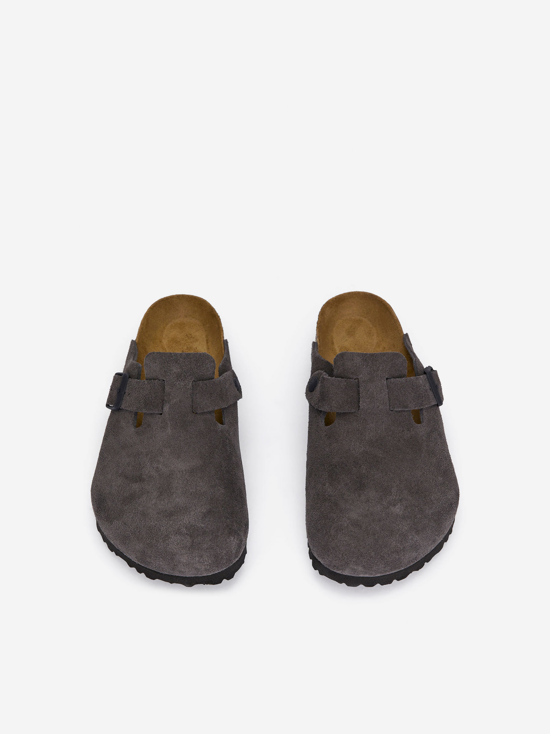 Birkenstock Boston Suede Sandals - Grey - Men - StillMedia/DescriptiveStillLife - 5