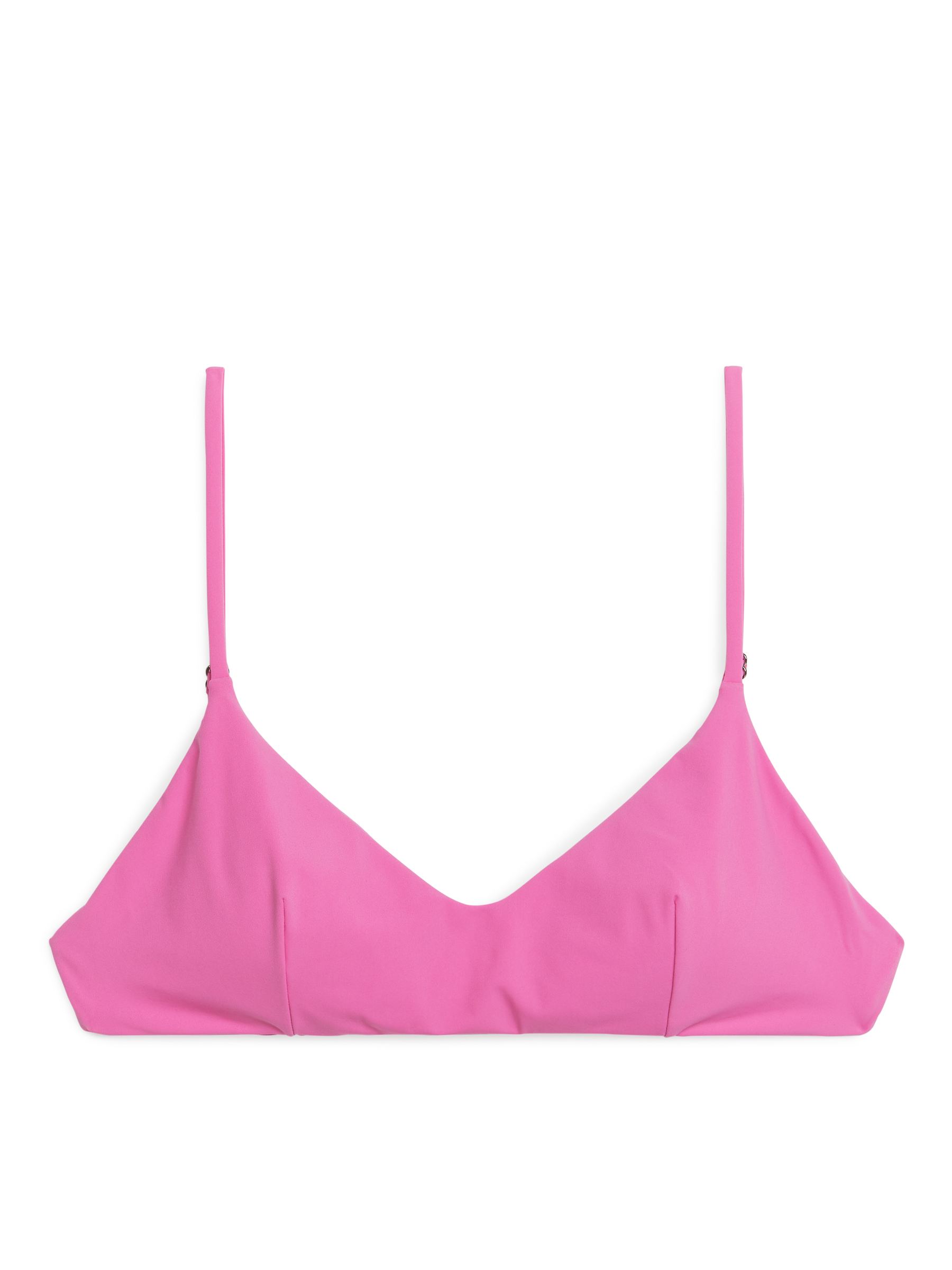 Tie-Back Bikini Top - Pink - Women - StillMedia/DescriptiveStillLife - 1