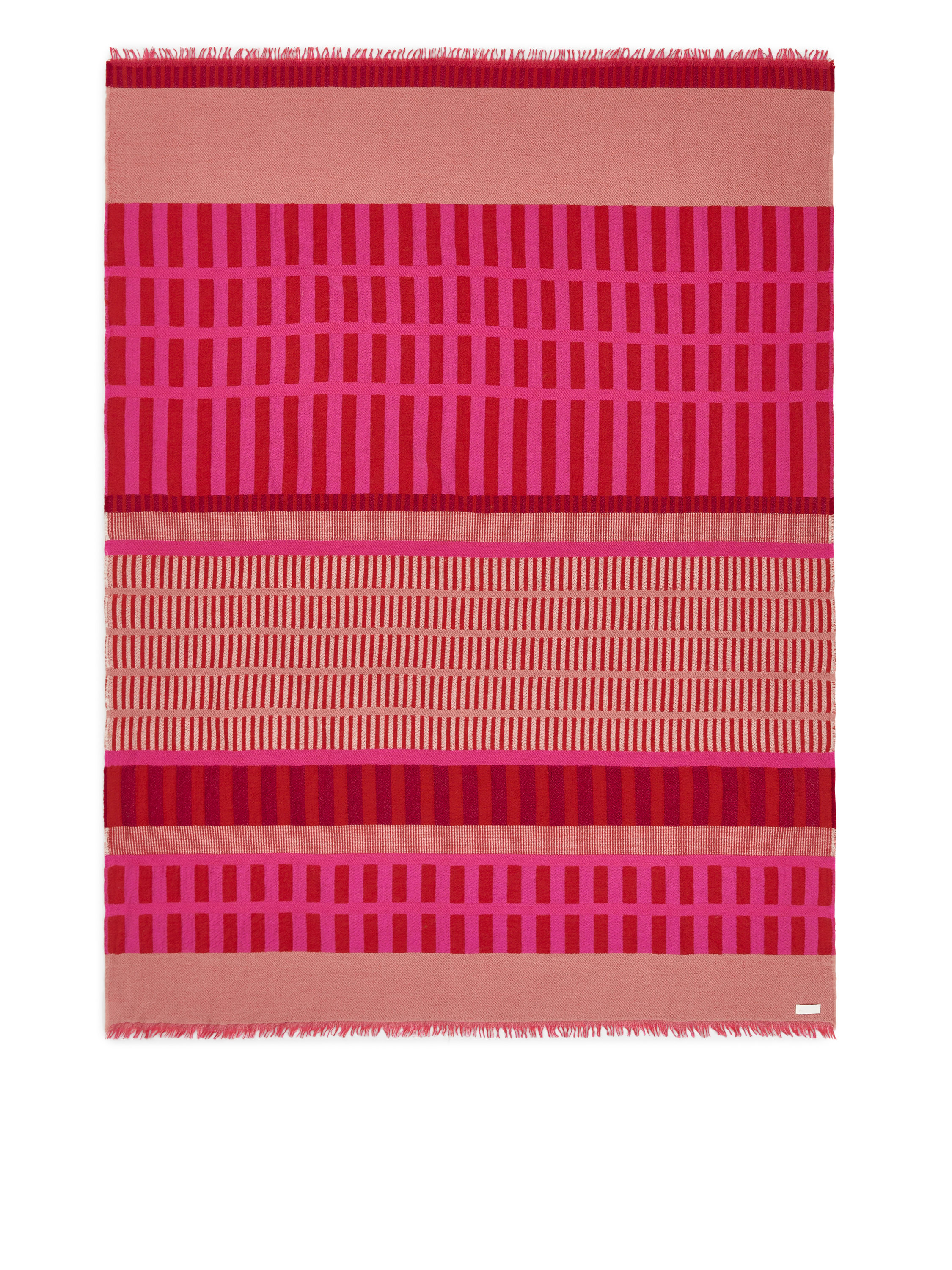 Wool Blanket – Red/Multi-Colour – Homeware – ARKET NO