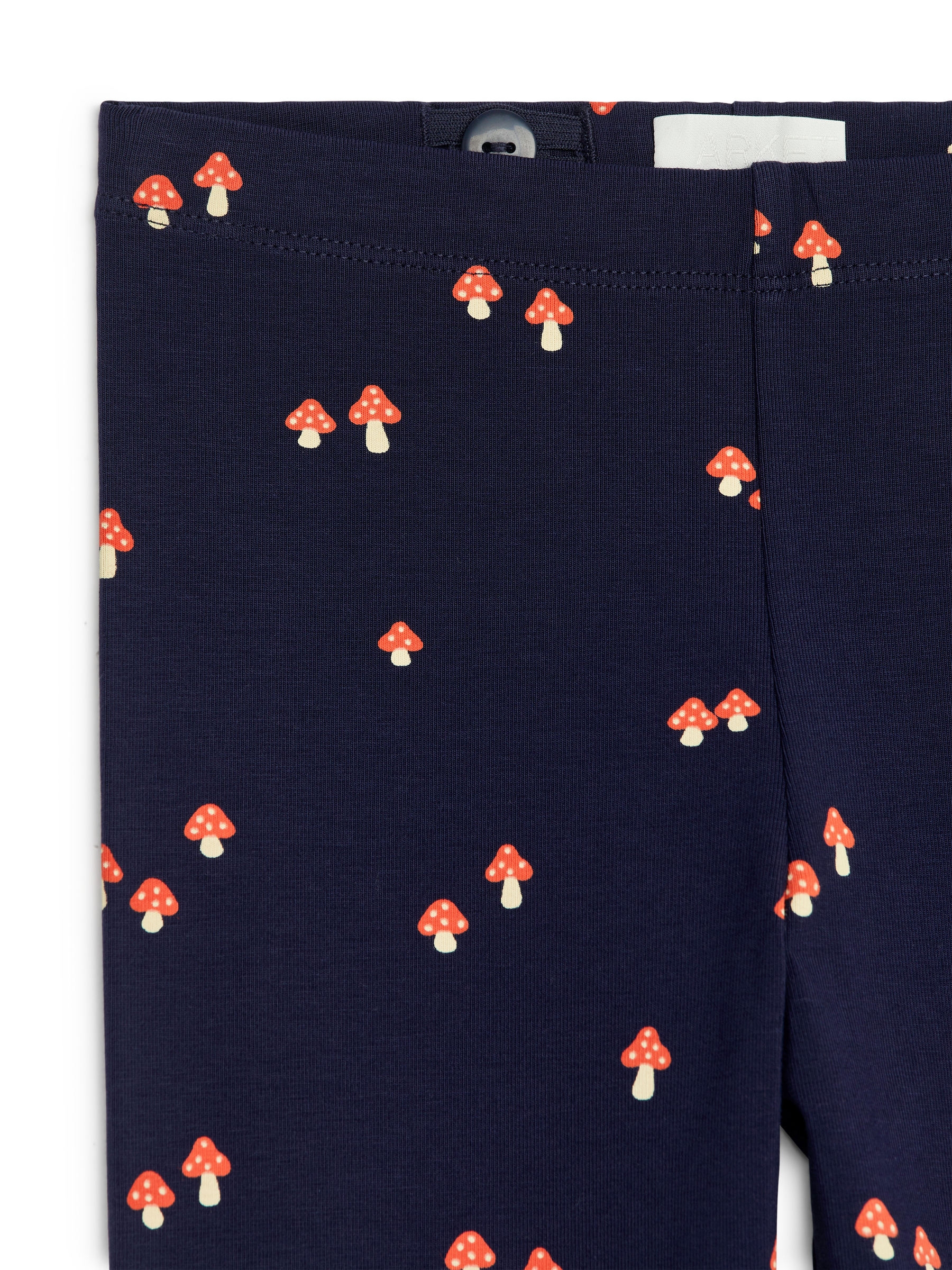 Jersey Leggings - Dark Blue/Mushrooms - Slim fit - Children - StillMedia/DescriptiveDetail - 3