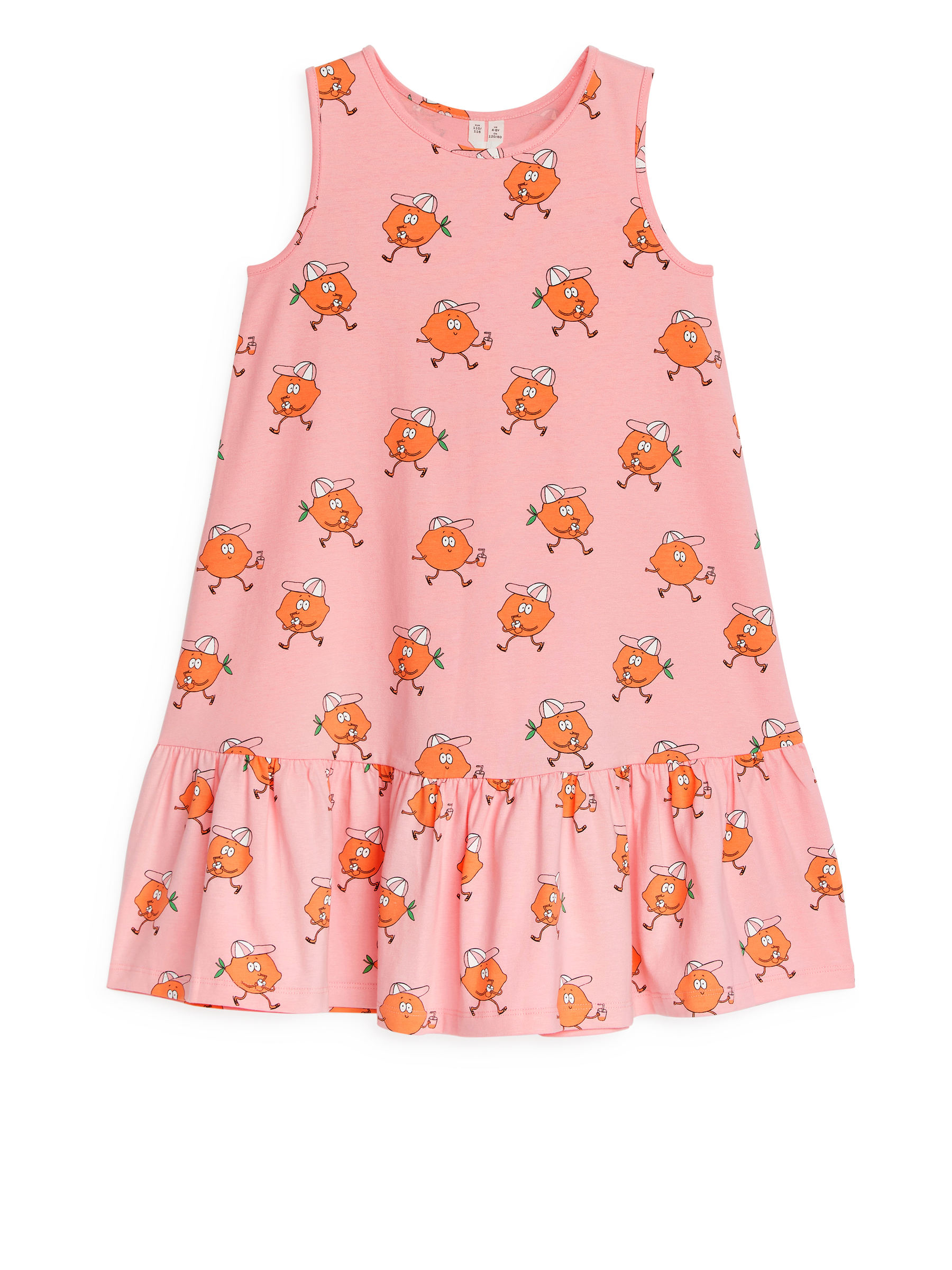 Jerseykleid mit Rüschen - Rosa/Orange - Regular Fit - Kinder - StillMedia/DescriptiveStillLife - 2