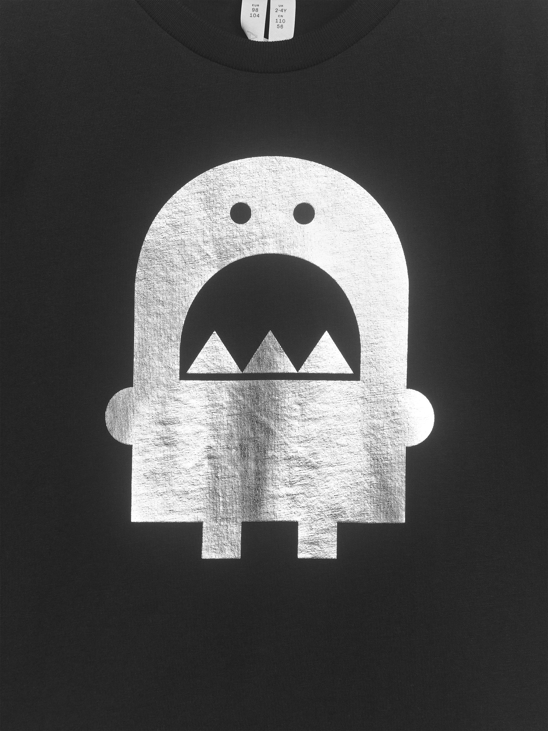 Camiseta de rayas - Negro/plateado - Corte holgado - Children - StillMedia/DescriptiveDetail - 1