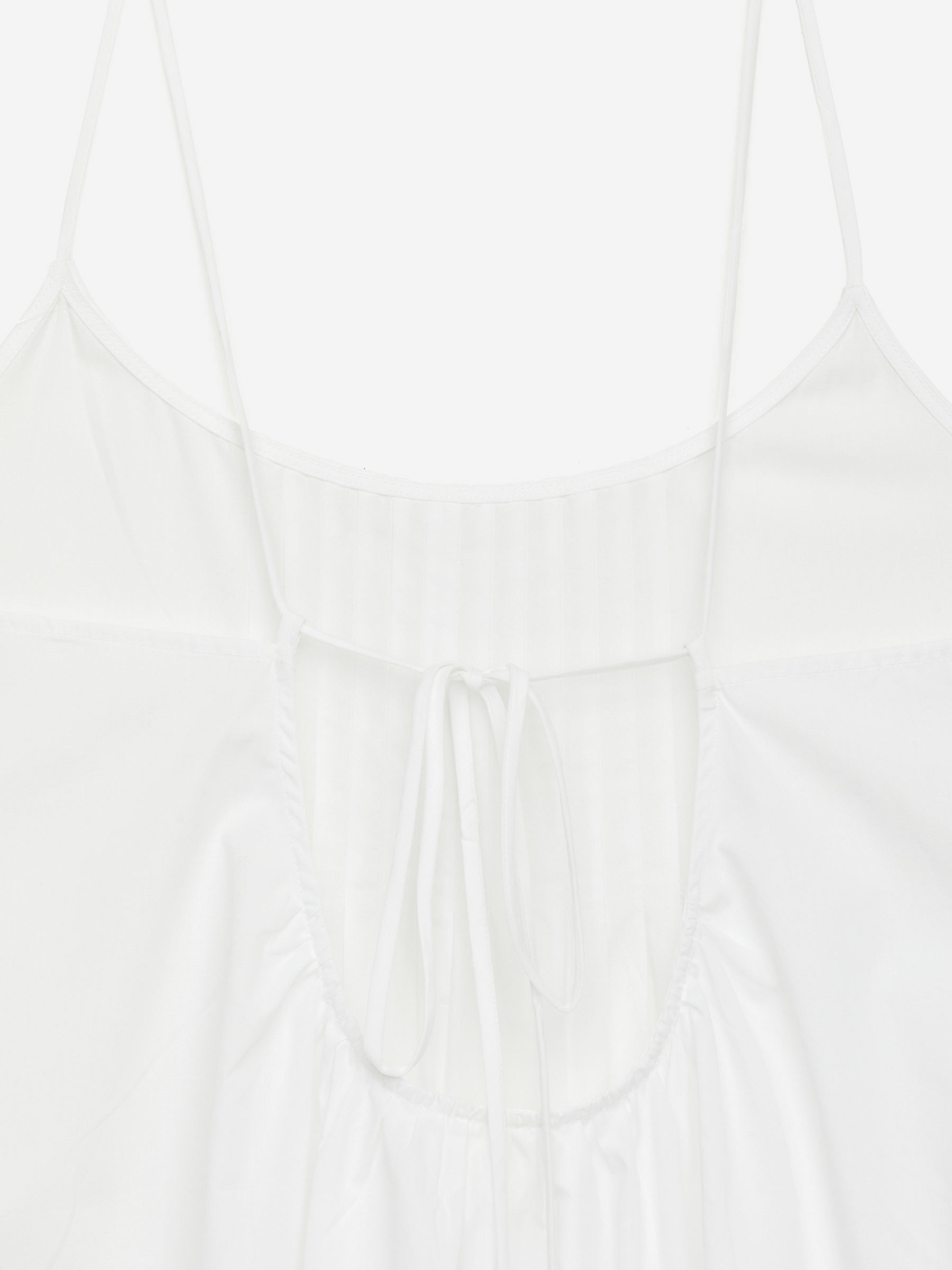 Robe à nouer dans le dos - Blanc - Loose fit - Femme - StillMedia/DescriptiveDetail - 1