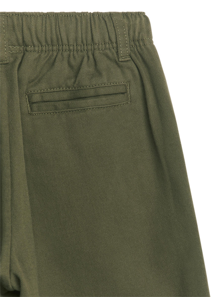 Tapered Cotton Chinos - Khaki - Regular fit - Children - 1181581002