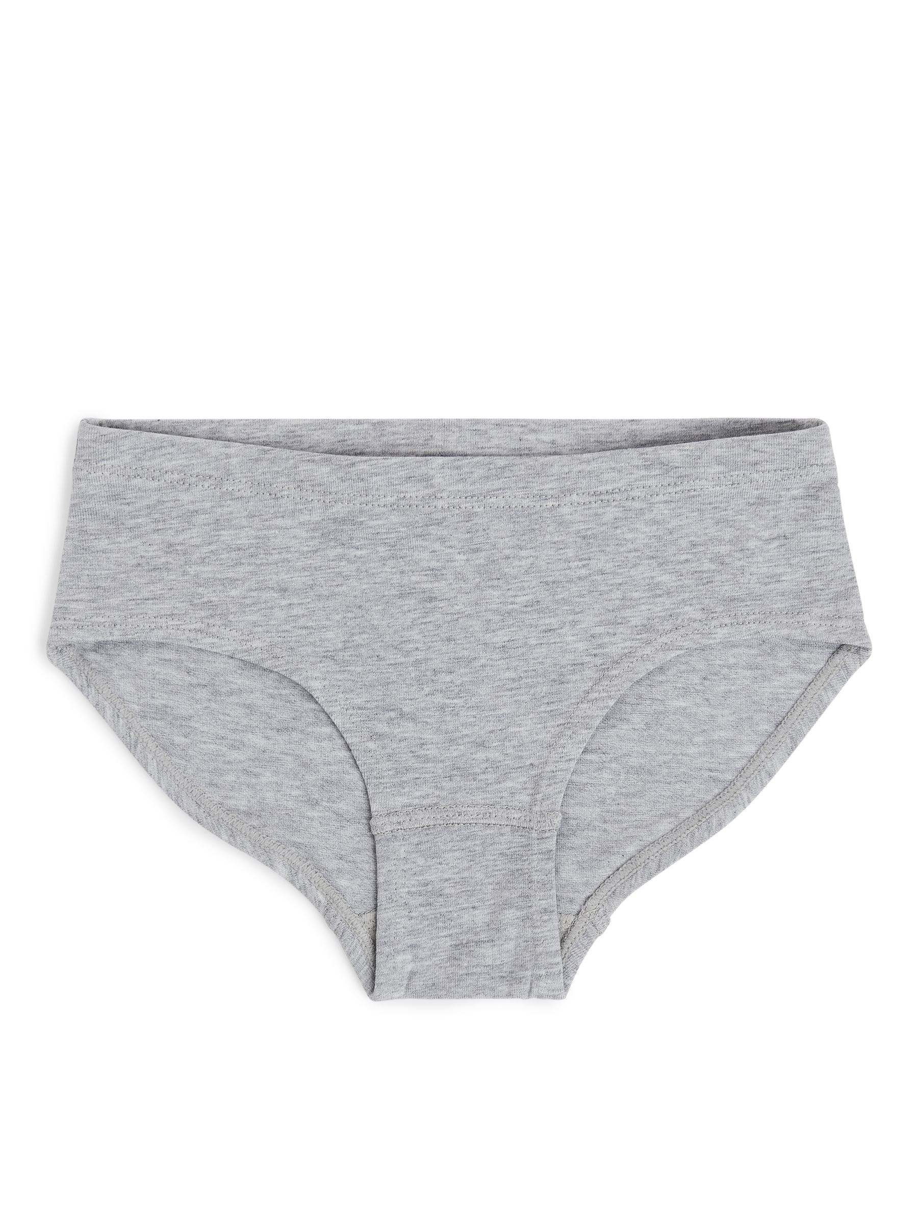 Juego de 3 braguitas de punto de algodón - Rosa/blanco/gris - Corte estándar - Children - StillMedia/DescriptiveDetail - 1