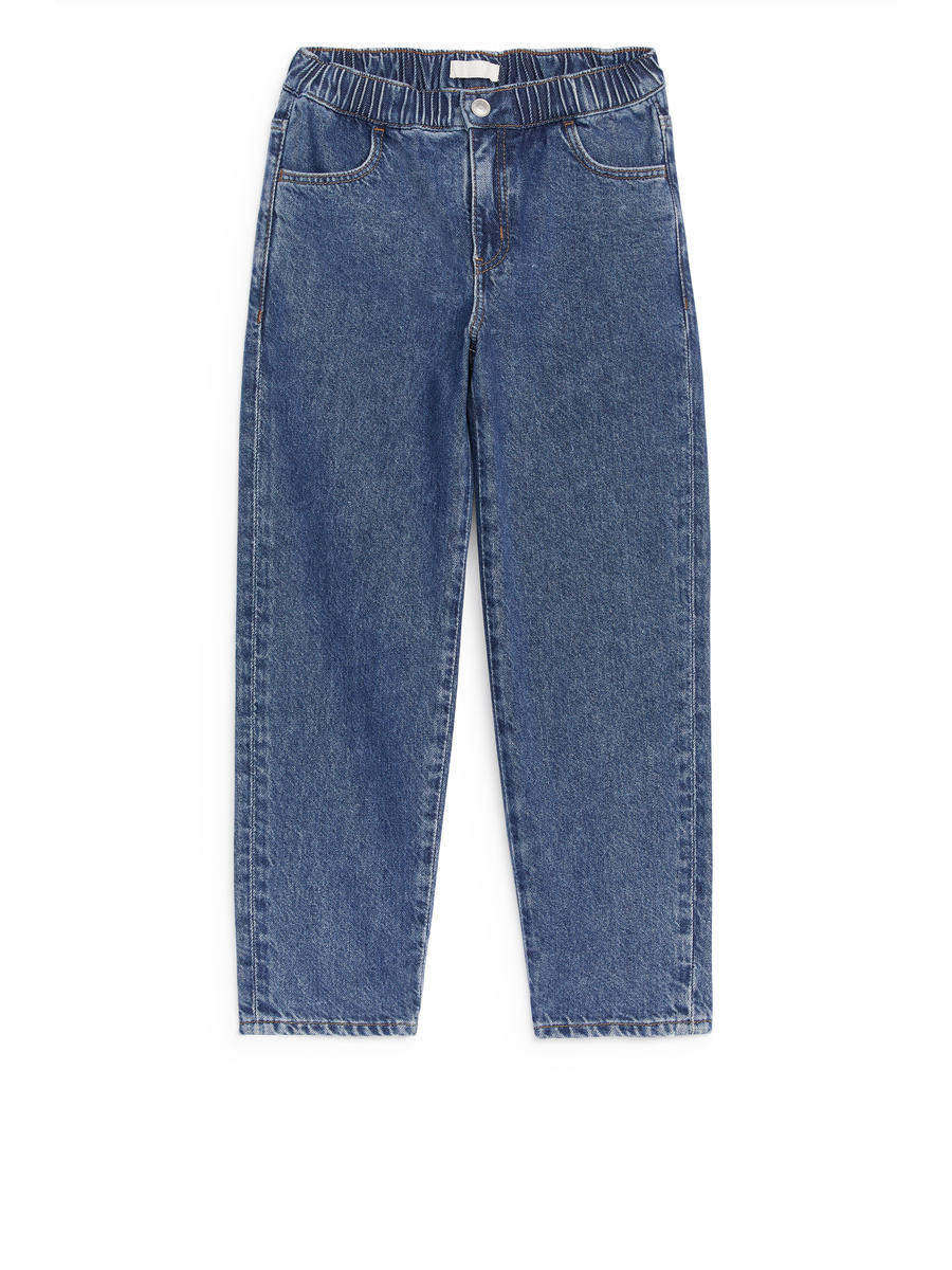 Pull-On Denim Trousers-#333860-12502