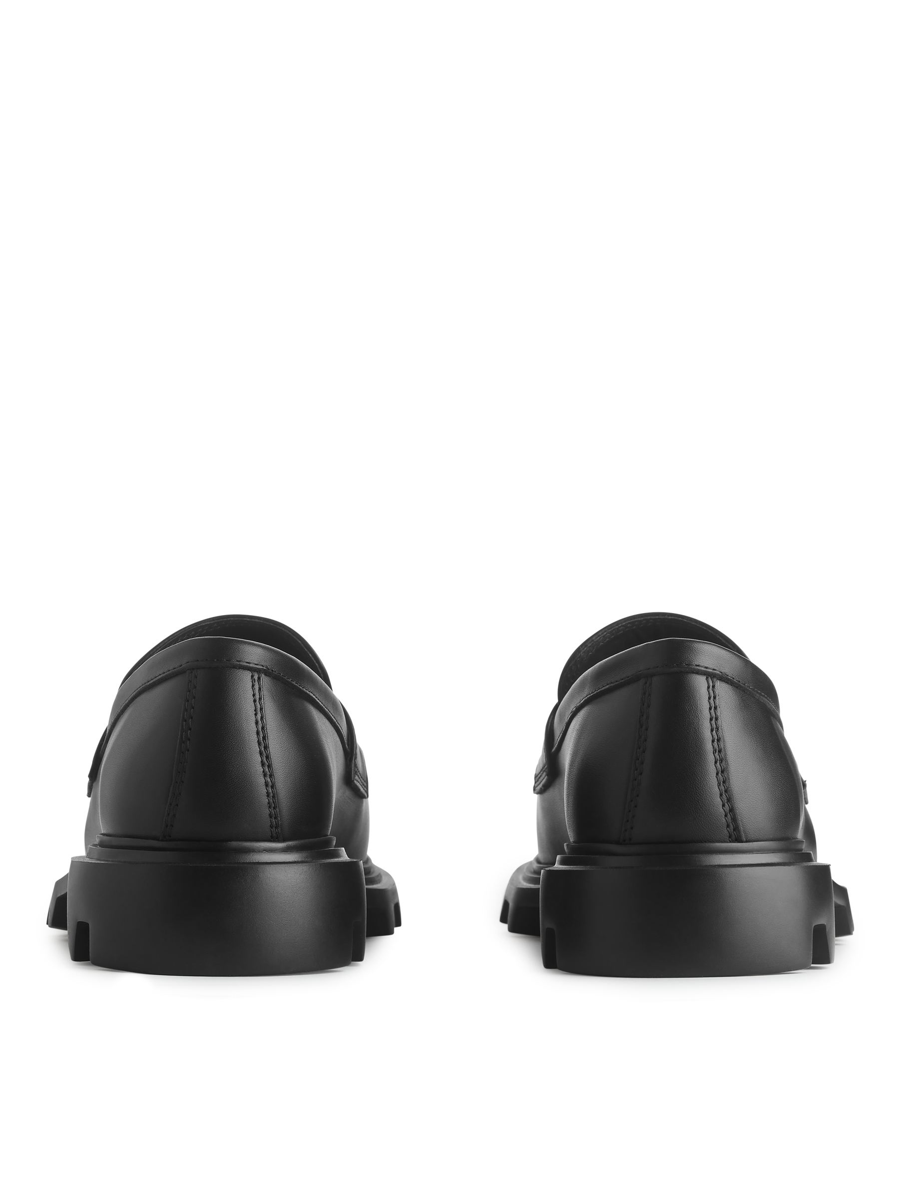 Mocasines de piel gruesos - Negro - Men - StillMedia/DescriptiveStillLife - 3