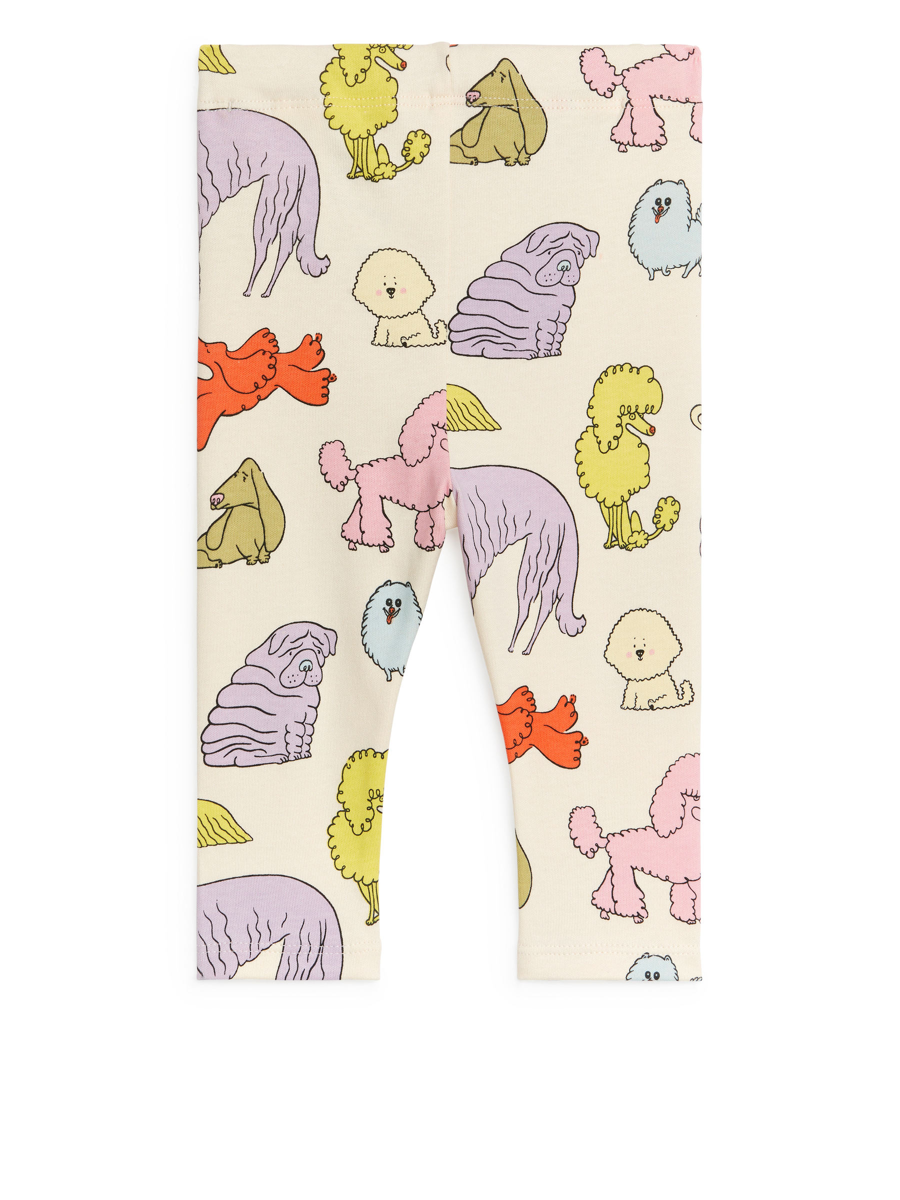 Jersey Leggings - Off White/Multicolour - Children - StillMedia/DescriptiveStillLife - 1