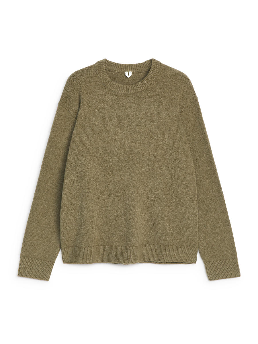 Khaki green mens jumper best sale