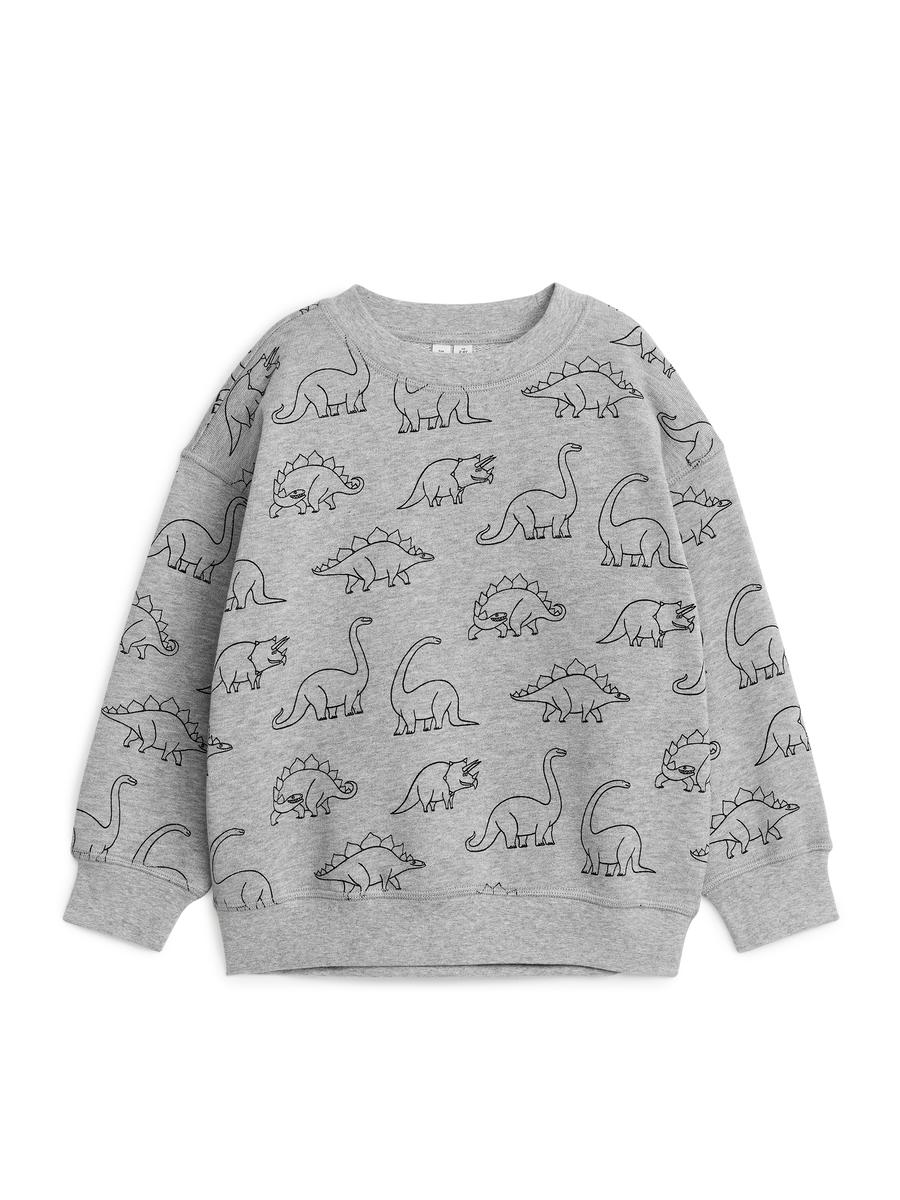 Relaxed Sweatshirt - Grey/Dino - Relaxed fit - Children - 1118471010