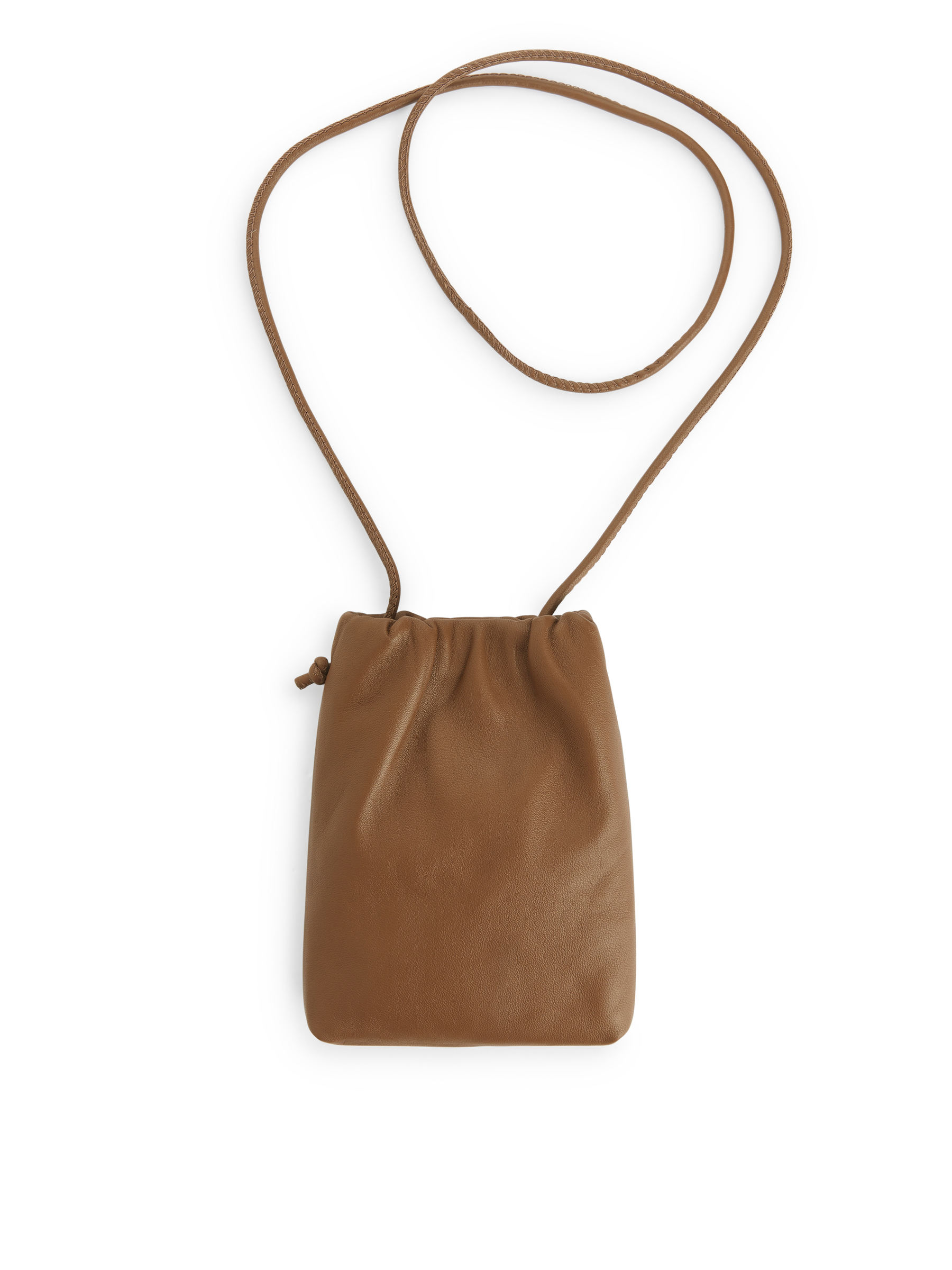 Leather Crossbody Bag - Brown - Women - StillMedia/DescriptiveStillLife - 2