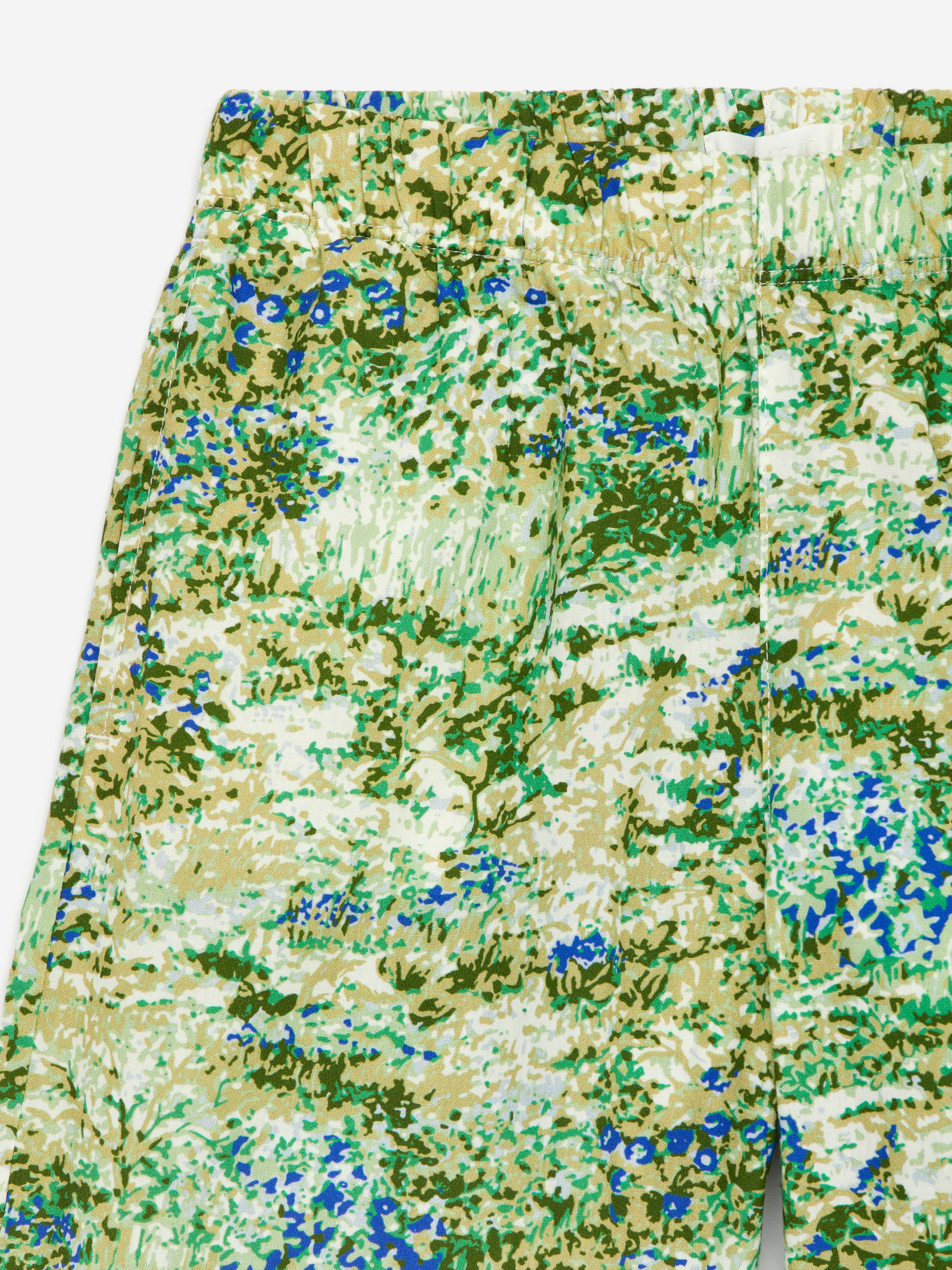 Printed Shorts - Green/Yellow - Regular fit - Children - StillMedia/DescriptiveDetail - 1