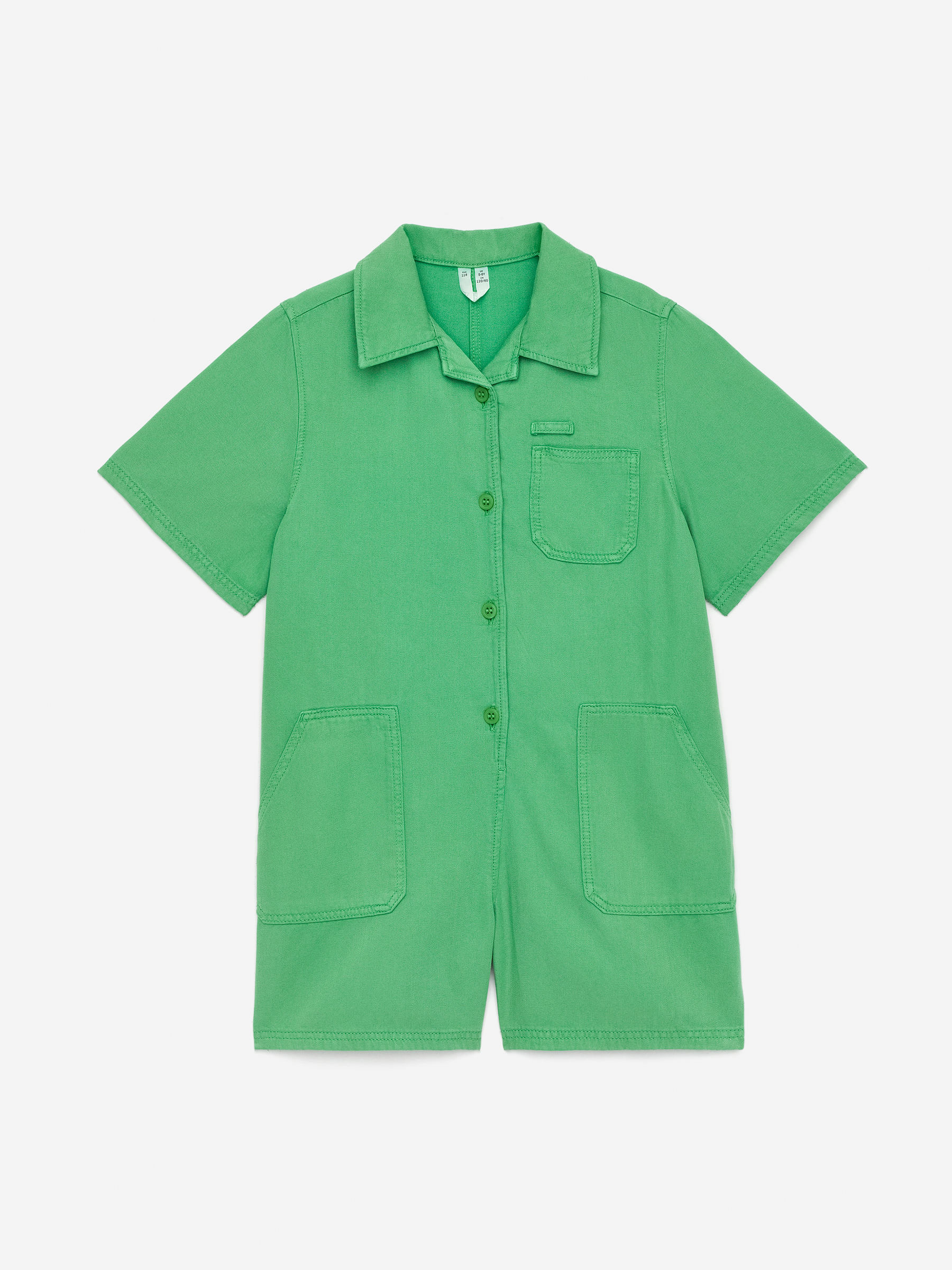 Short-Sleeve Jumpsuit-#75A95F-15477