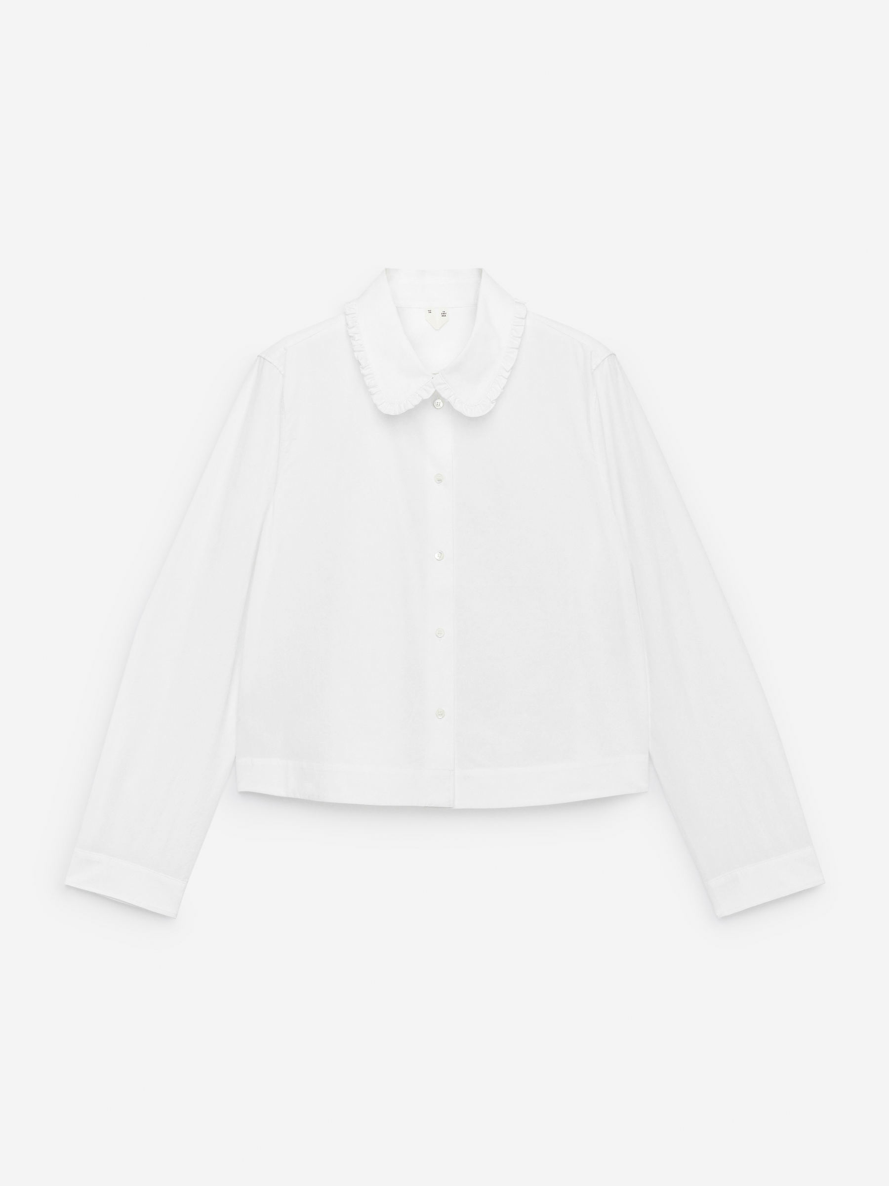 Frill Blouse-#FFFFFF-16056