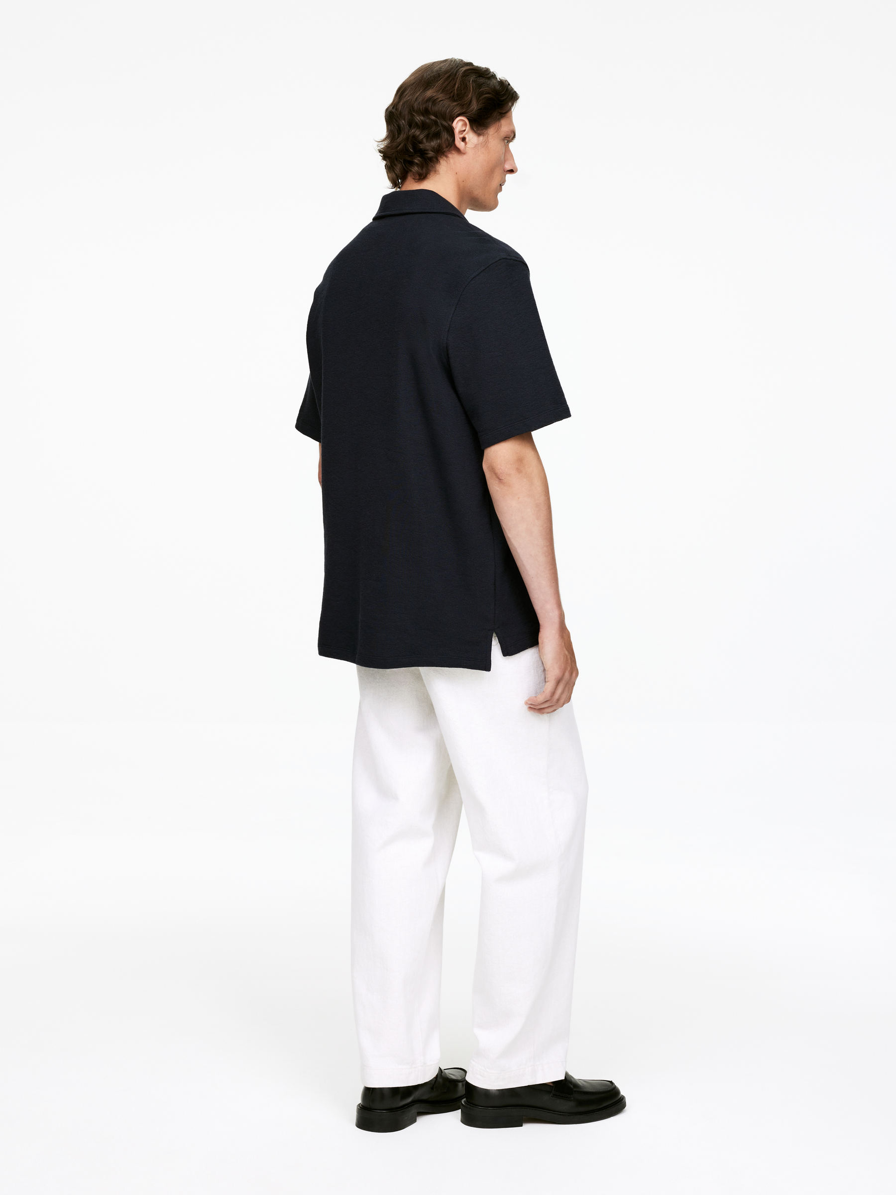 Short-Sleeve Polo Shirt - Dark Blue - Regular fit - Men - StillMedia/Lookbook - 6