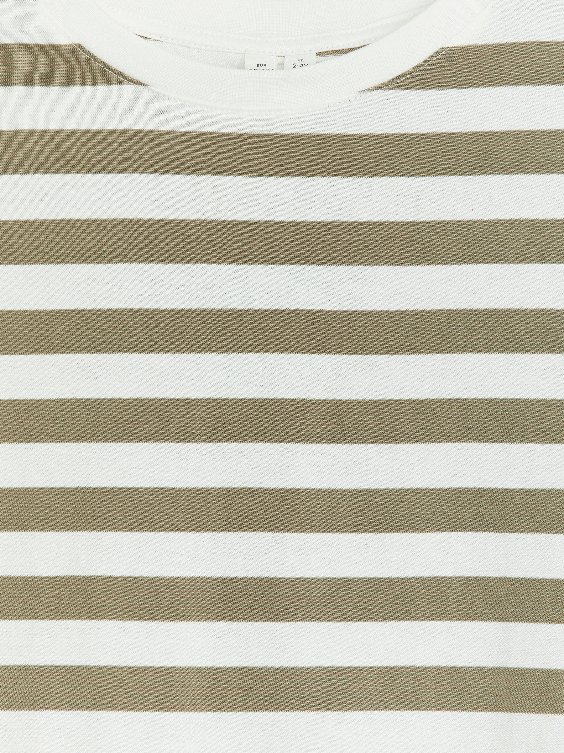 Oversized långärmad t-shirt - Khakigrön/off-white - Oversized - Children - StillMedia/DescriptiveDetail - 1