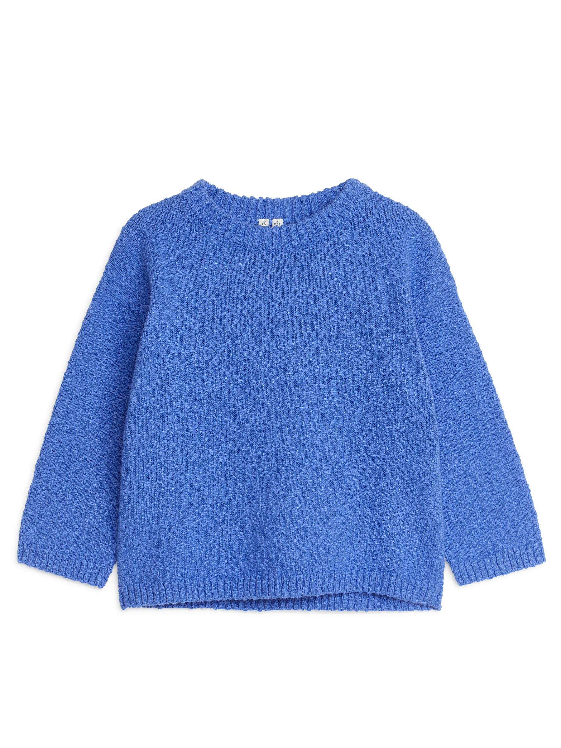 Cotton Jumper-#657CBE-7818