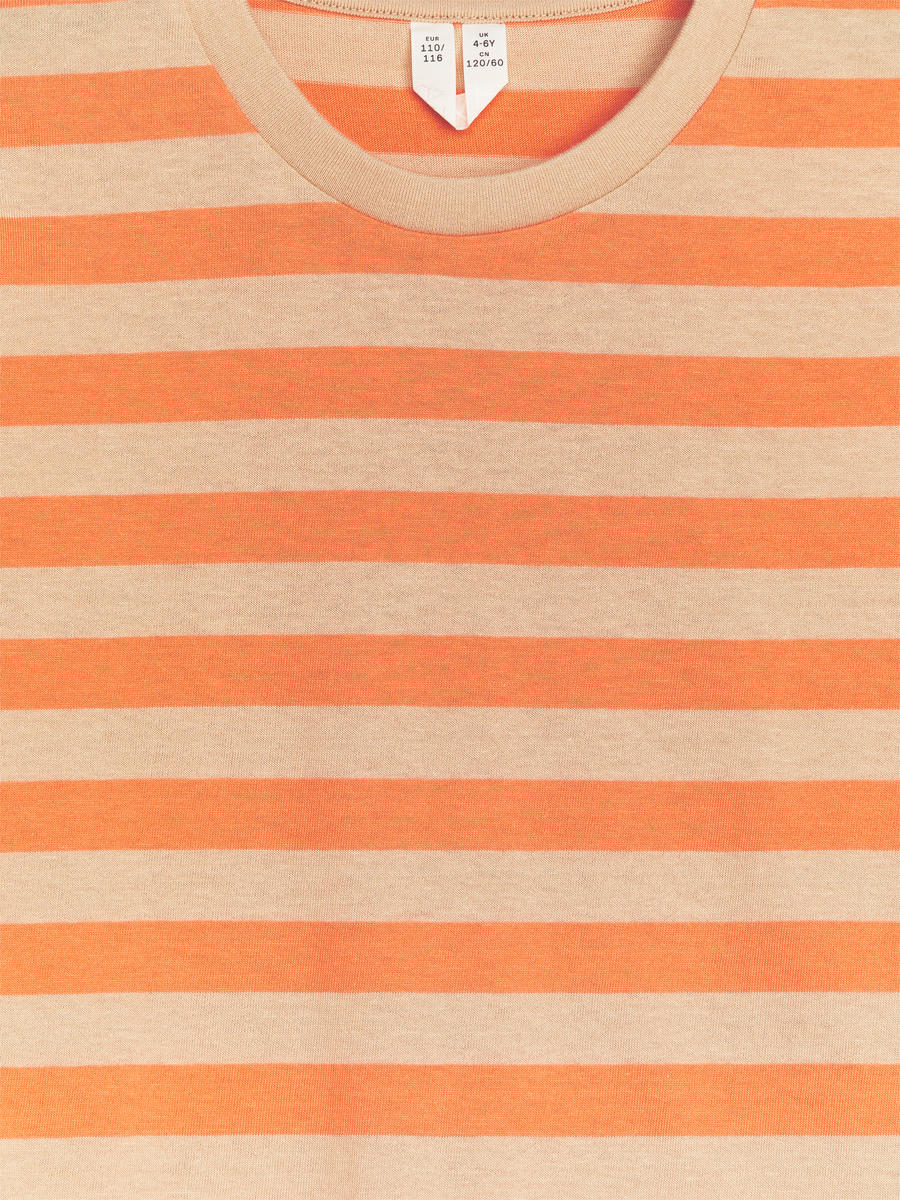 Print T-Shirt - Beige/Orange - Loose fit - Children - 1089650022