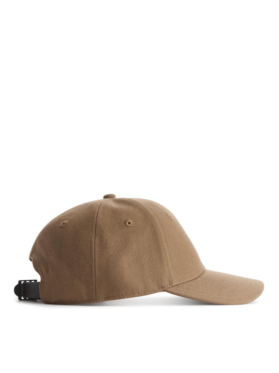 Wool Twill Cap-#876F58-9746