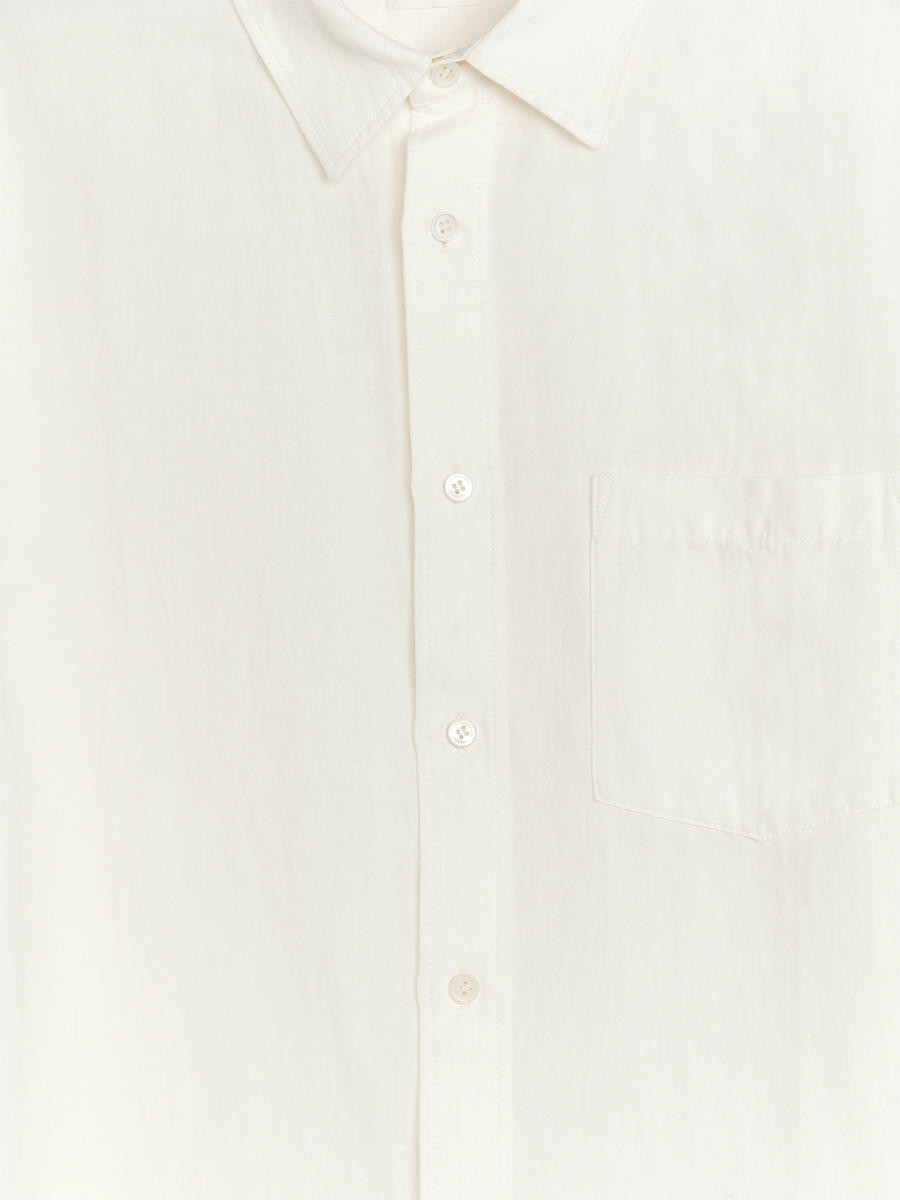 Relaxed Linen-Cotton Shirt - Off White - Relaxed fit - Men - 1231006001