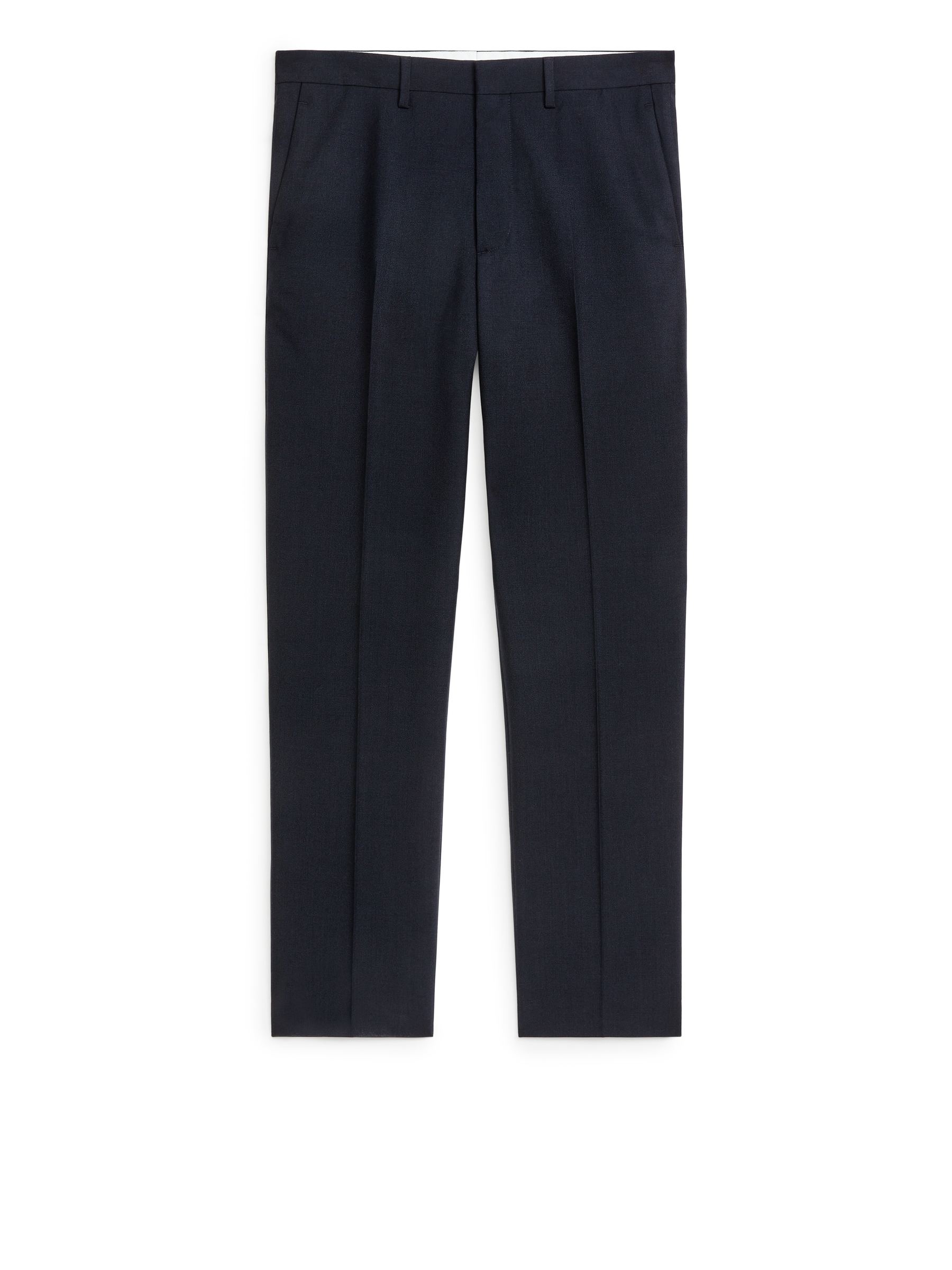 Pantalones slim en lana hopsack-#2B2C32-525