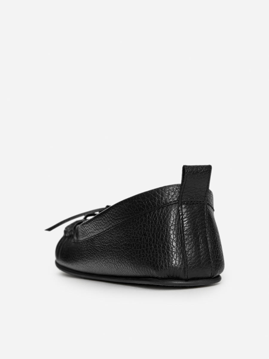 Loafer aus Leder-Schwarz-12465