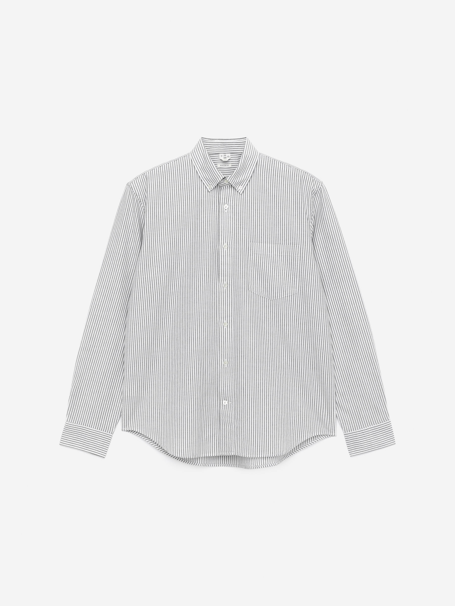 Oxfordskjorta-#5E5C5B-16027