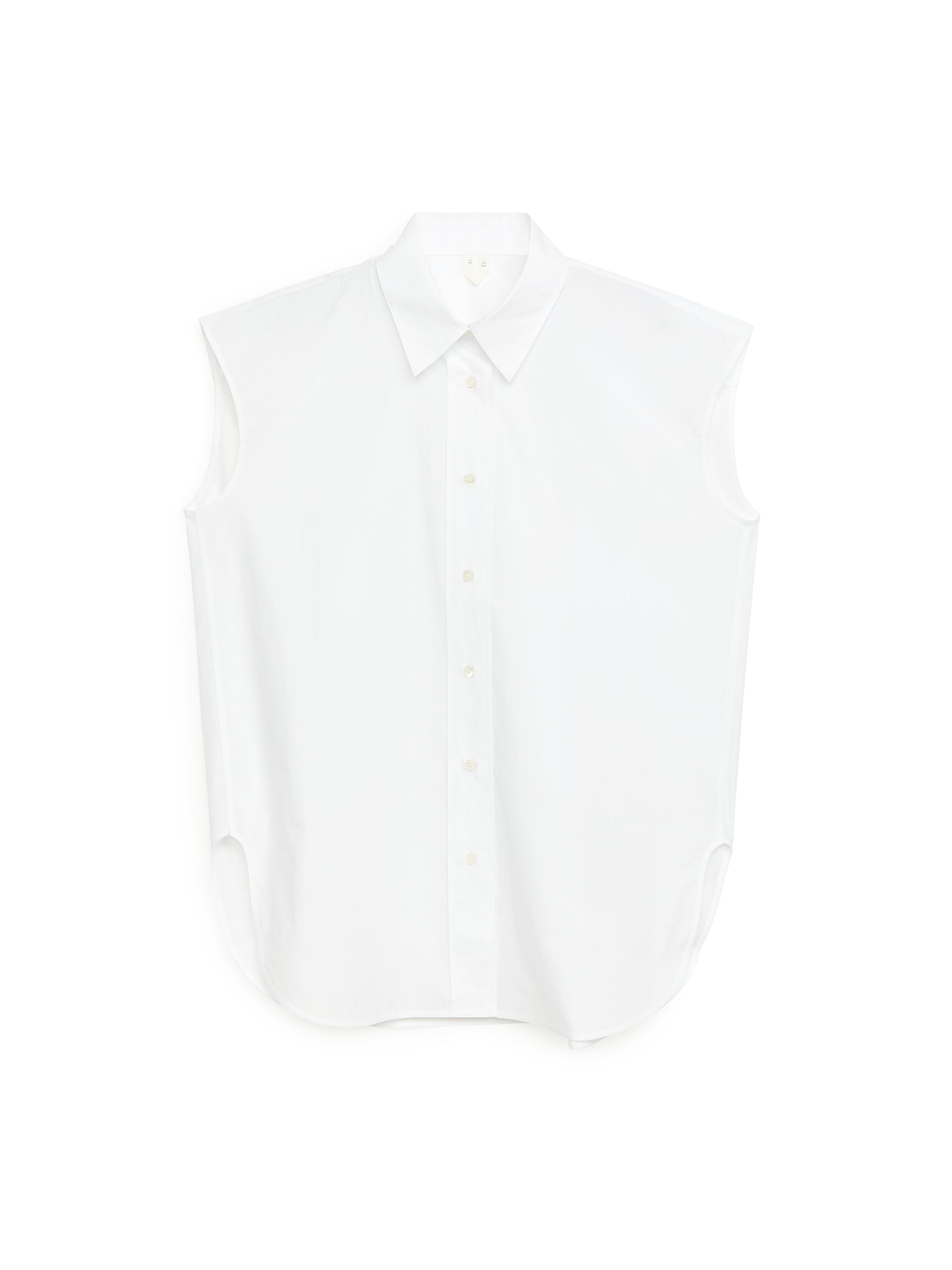 Sleeveless Poplin Shirt - White - Women - StillMedia/DescriptiveStillLife - 2