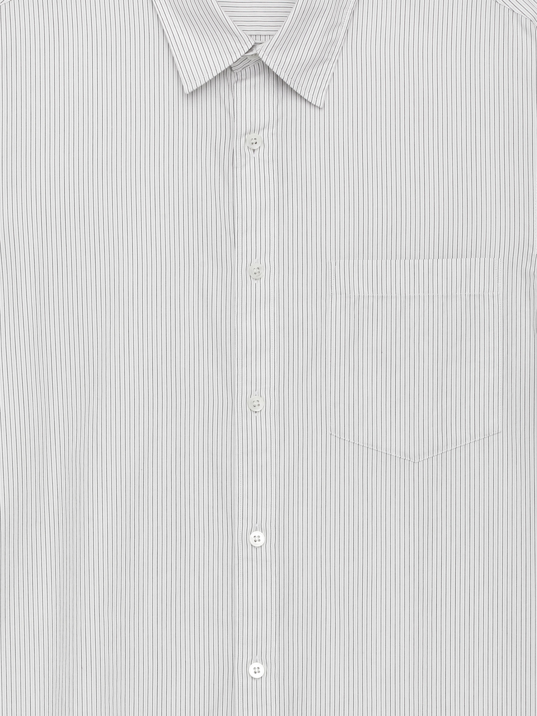 Poplin Shirt - Blue/White/Black - Regular fit - Men - StillMedia/DescriptiveDetail - 1