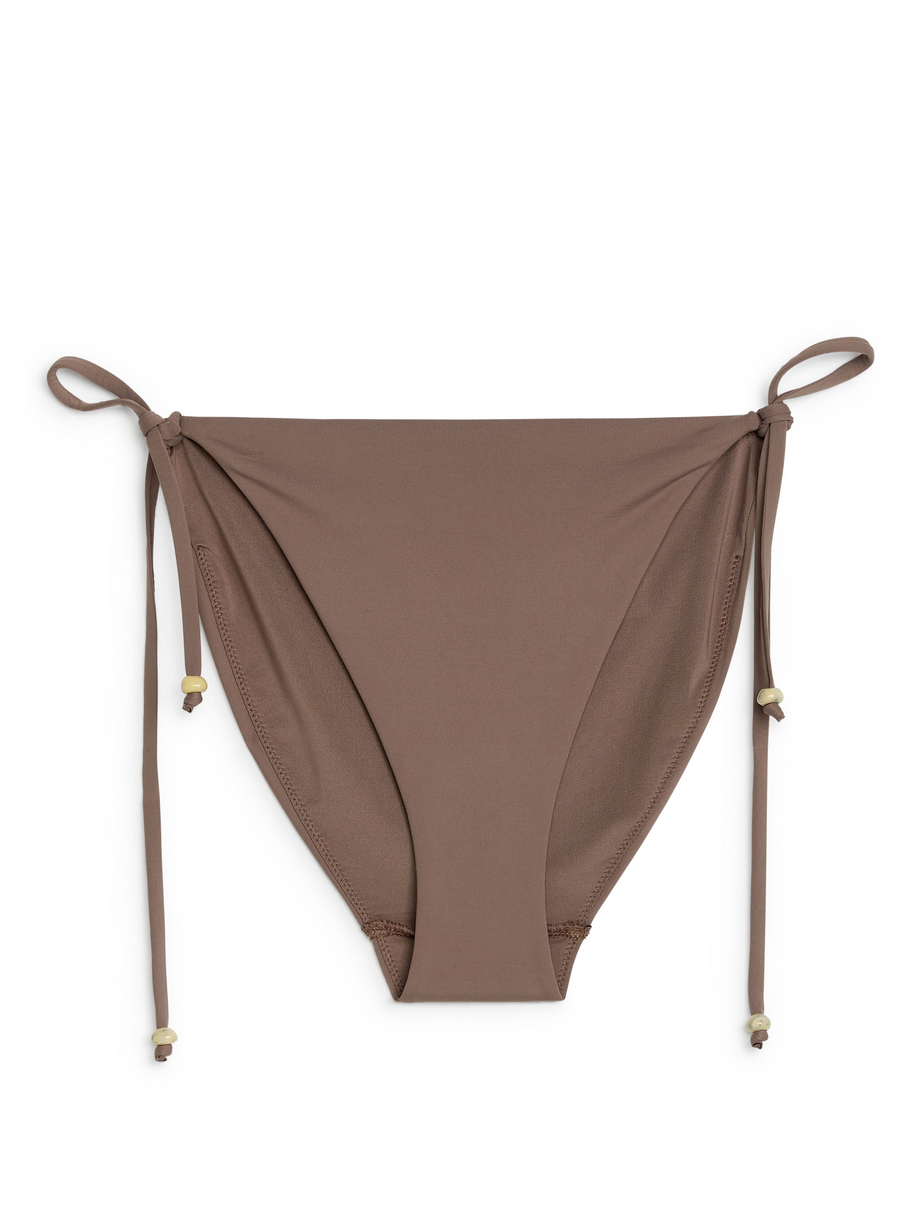 Tie-Side Bikini Bottom-Brown-7533