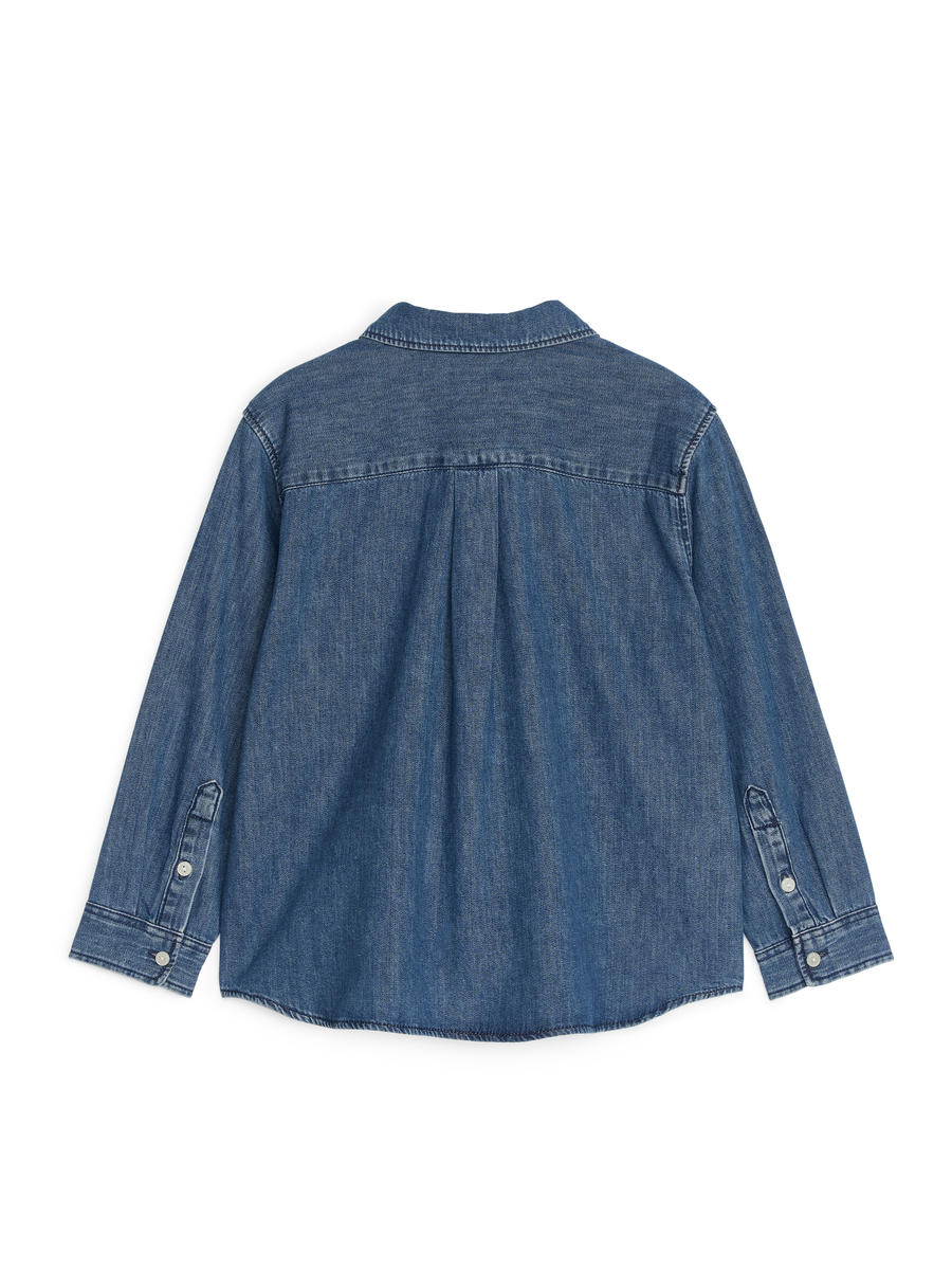 Denim Shirt-#FFFFFF-12194