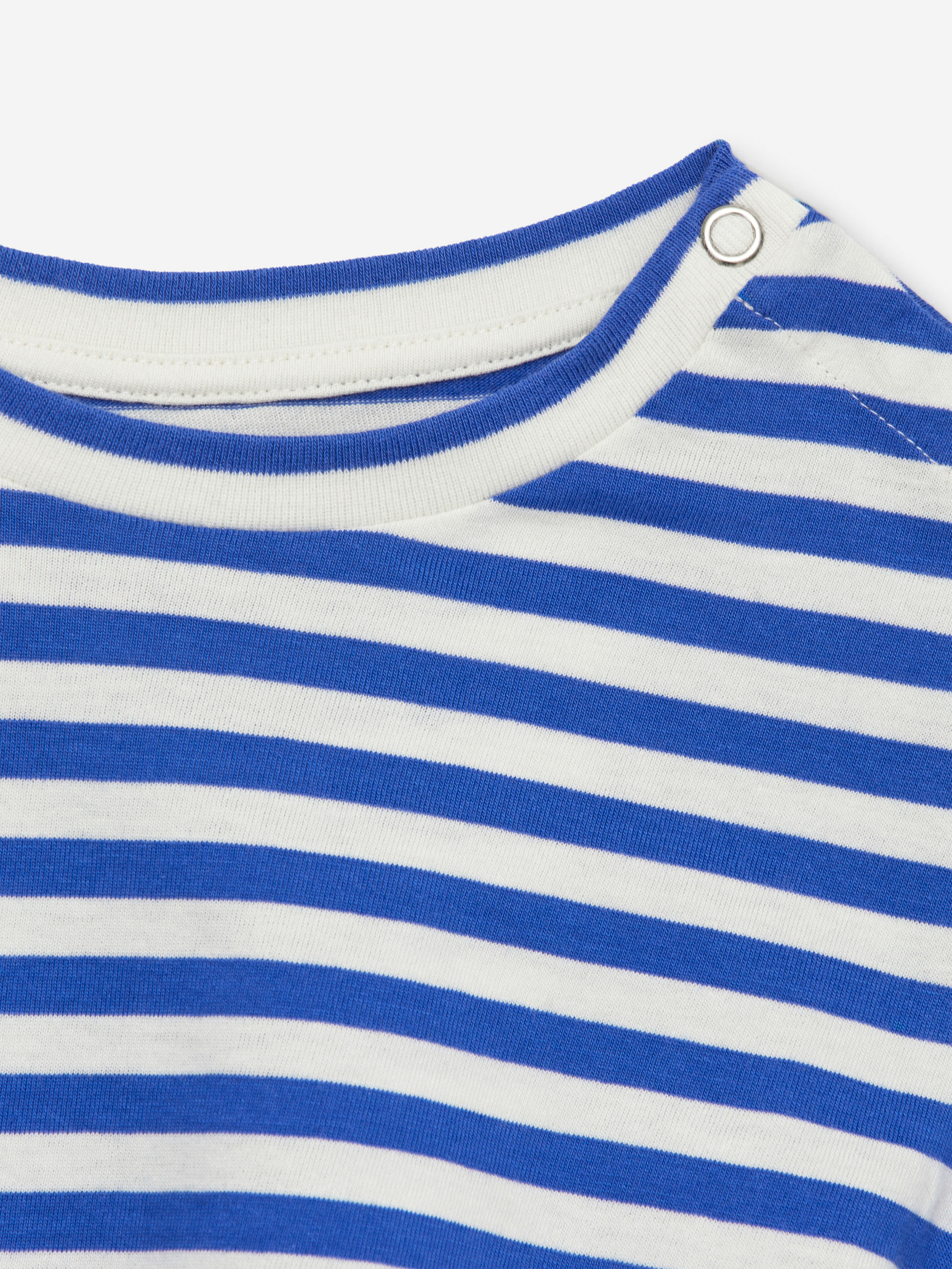 Long Sleeve Top - Bright Blue/Off White - Regular fit - Children - StillMedia/DescriptiveDetail - 1