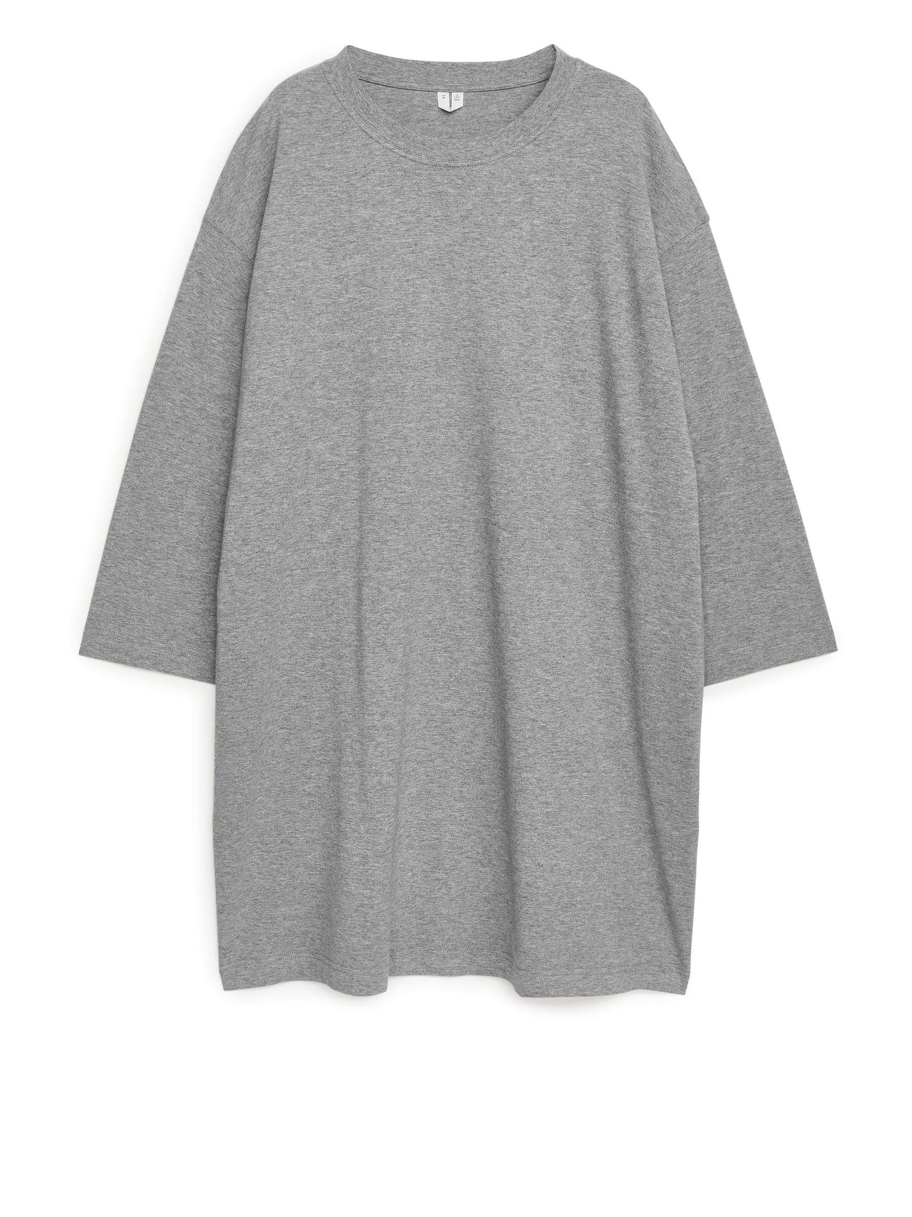 Pima Cotton Jersey Dress-#8D8E91-8583