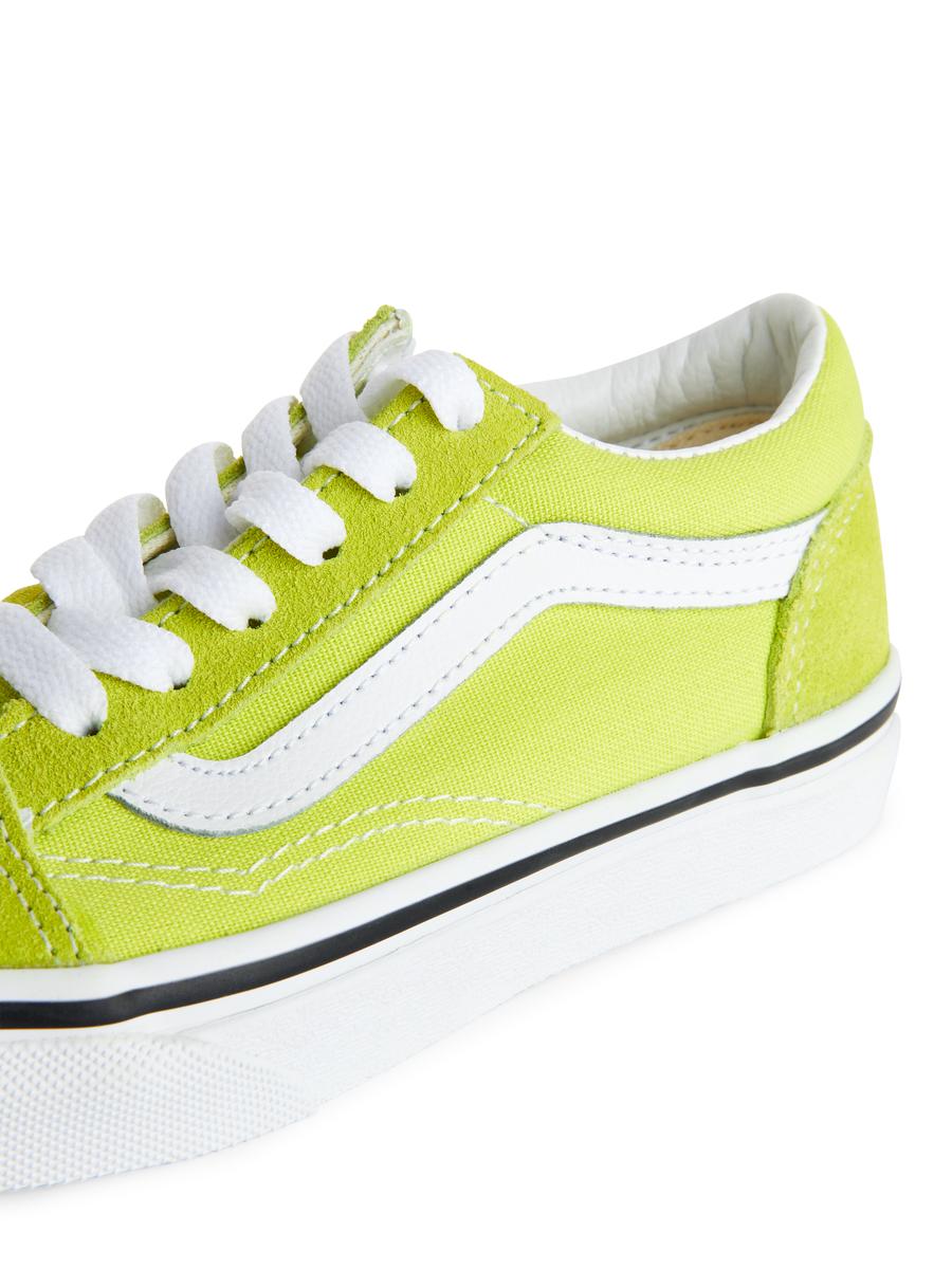 Bright green vans old skool hotsell