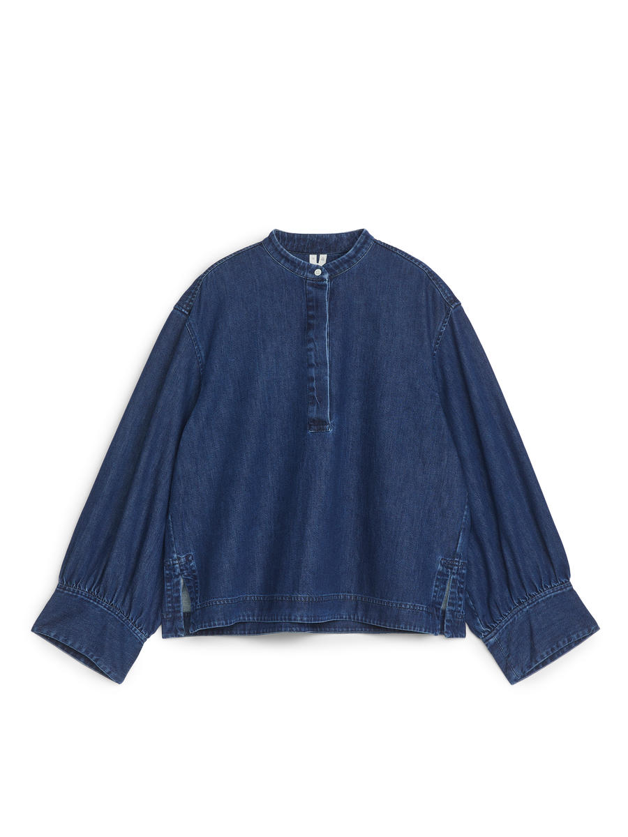 Denimbluse-#0A041F-11610