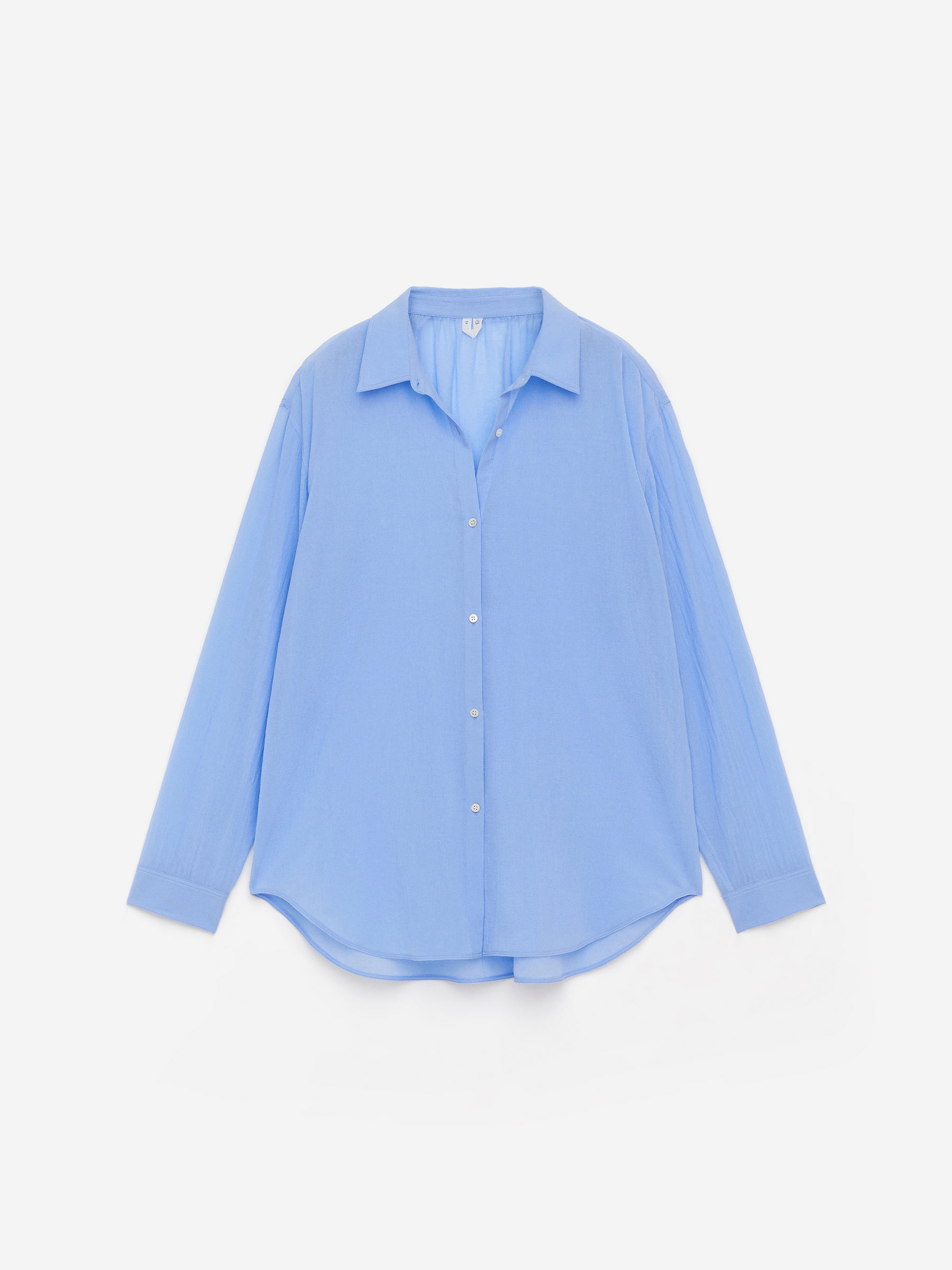 Voile Shirt-Blue-15333