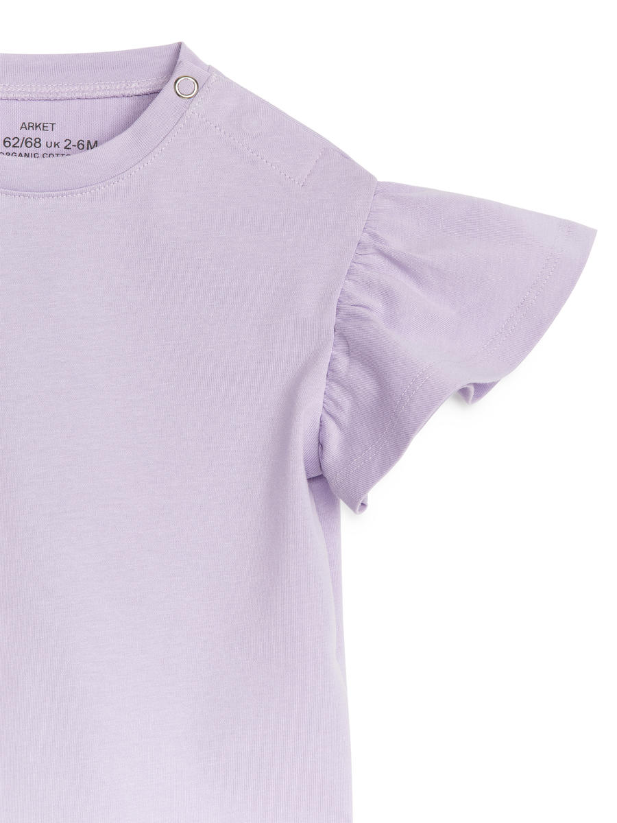 Frill T-Shirt - Lilac - Regular fit - Children - 1180196002