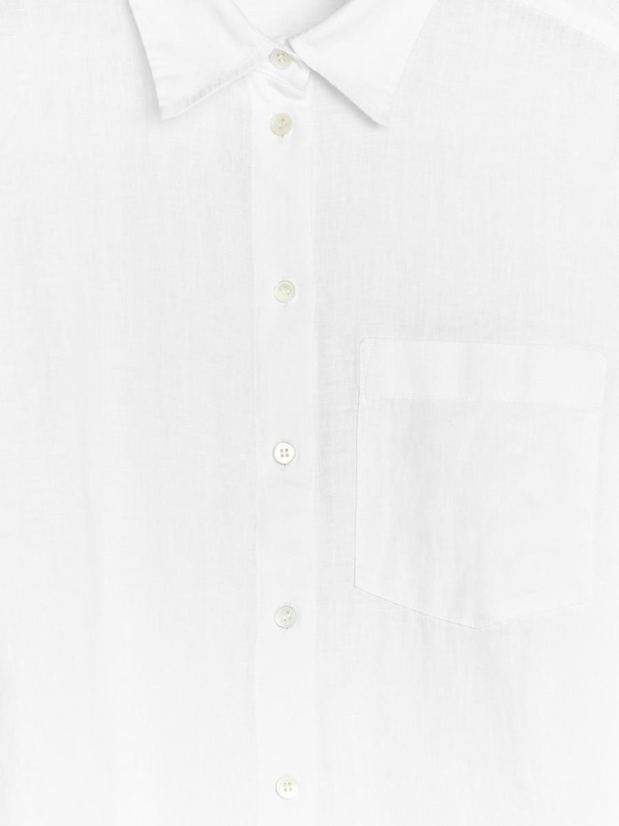 Linen Shirt-#FFFFFF-7560