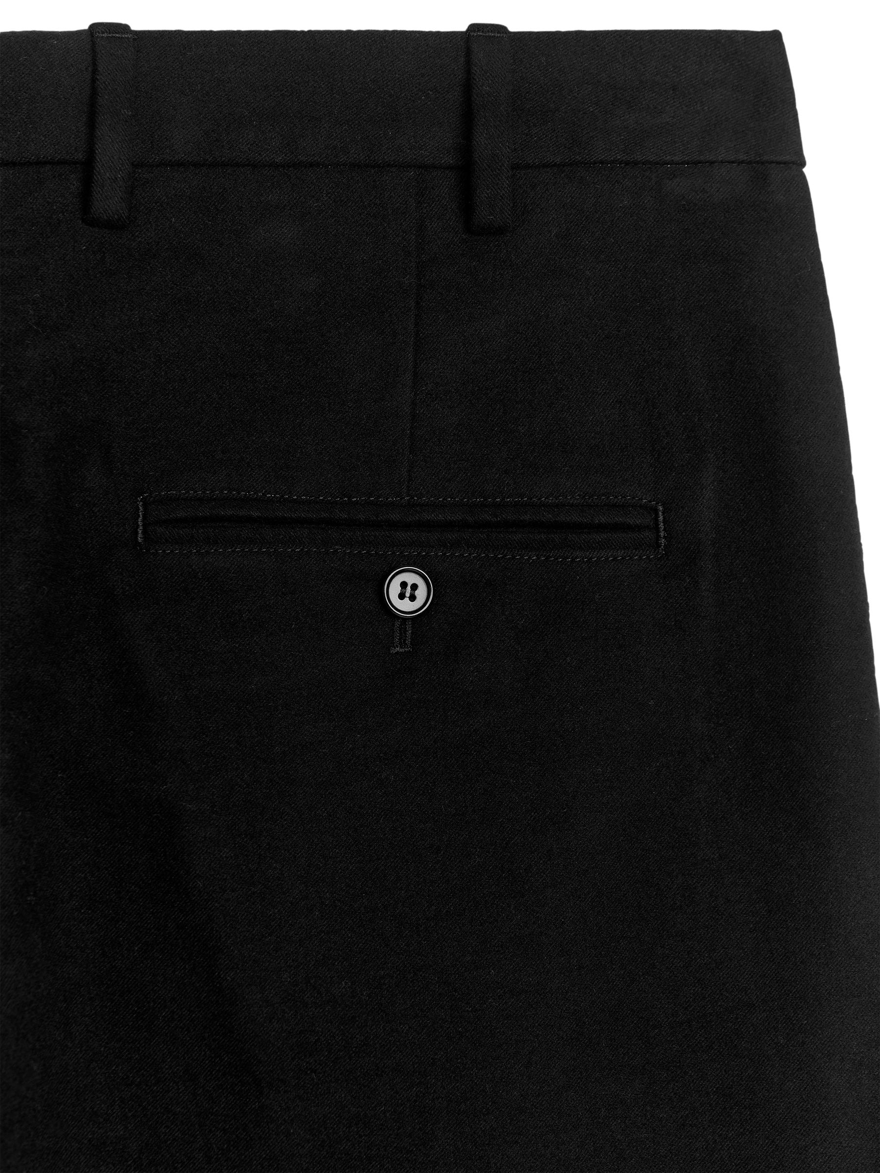 Pantalon élégant en moleskine de coton - Noir - Regular fit - Homme - StillMedia/DescriptiveDetail - 2